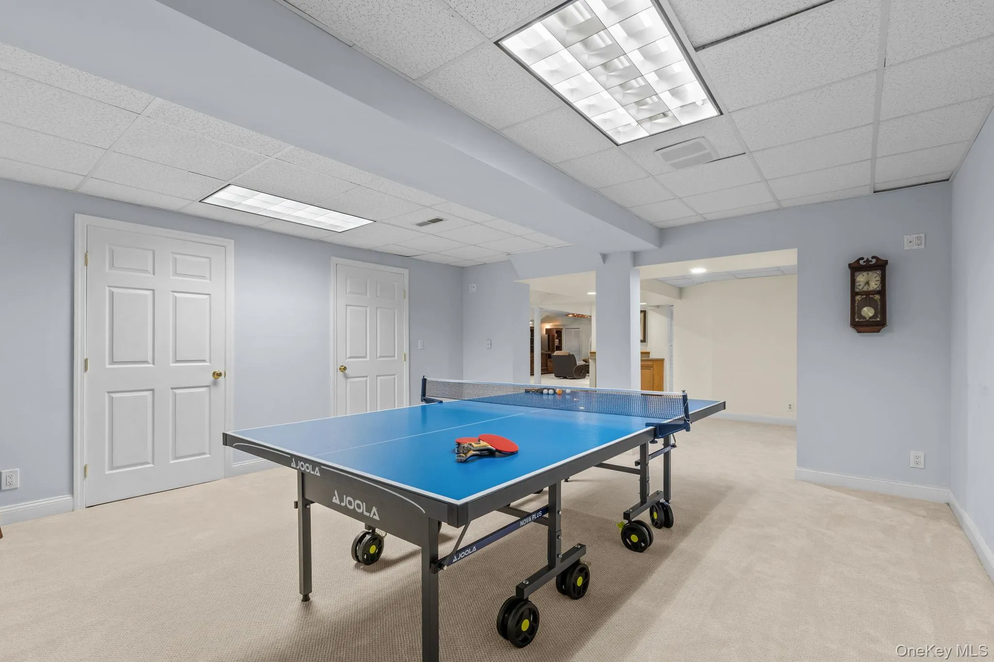 The finished lower level includes a game room with convenient storage and room for everyone to enjoy. The finished lower level includes a game room with convenient storage and room for everyone to enjoy.
