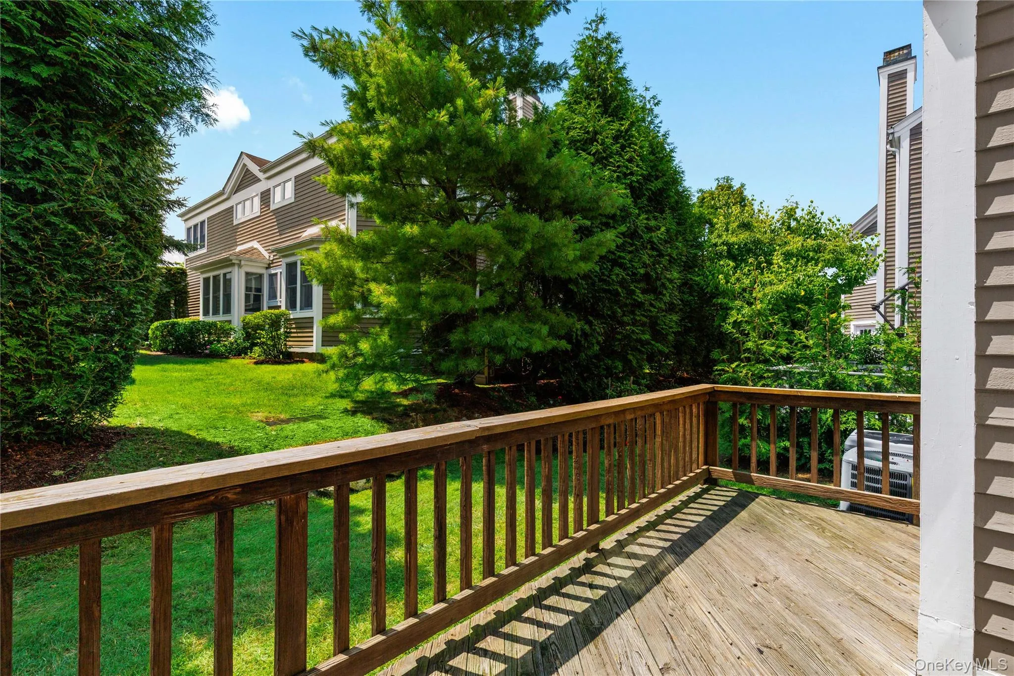 Private wood deck Private wood deck
