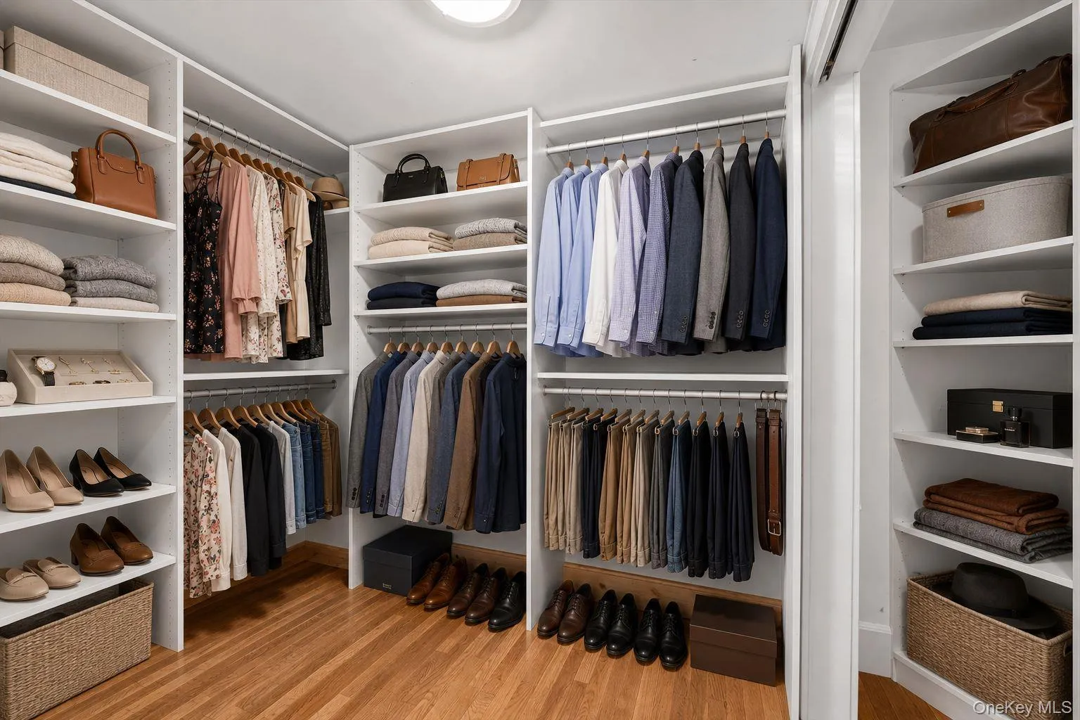 Large and organized walk in closet Large and organized walk in closet