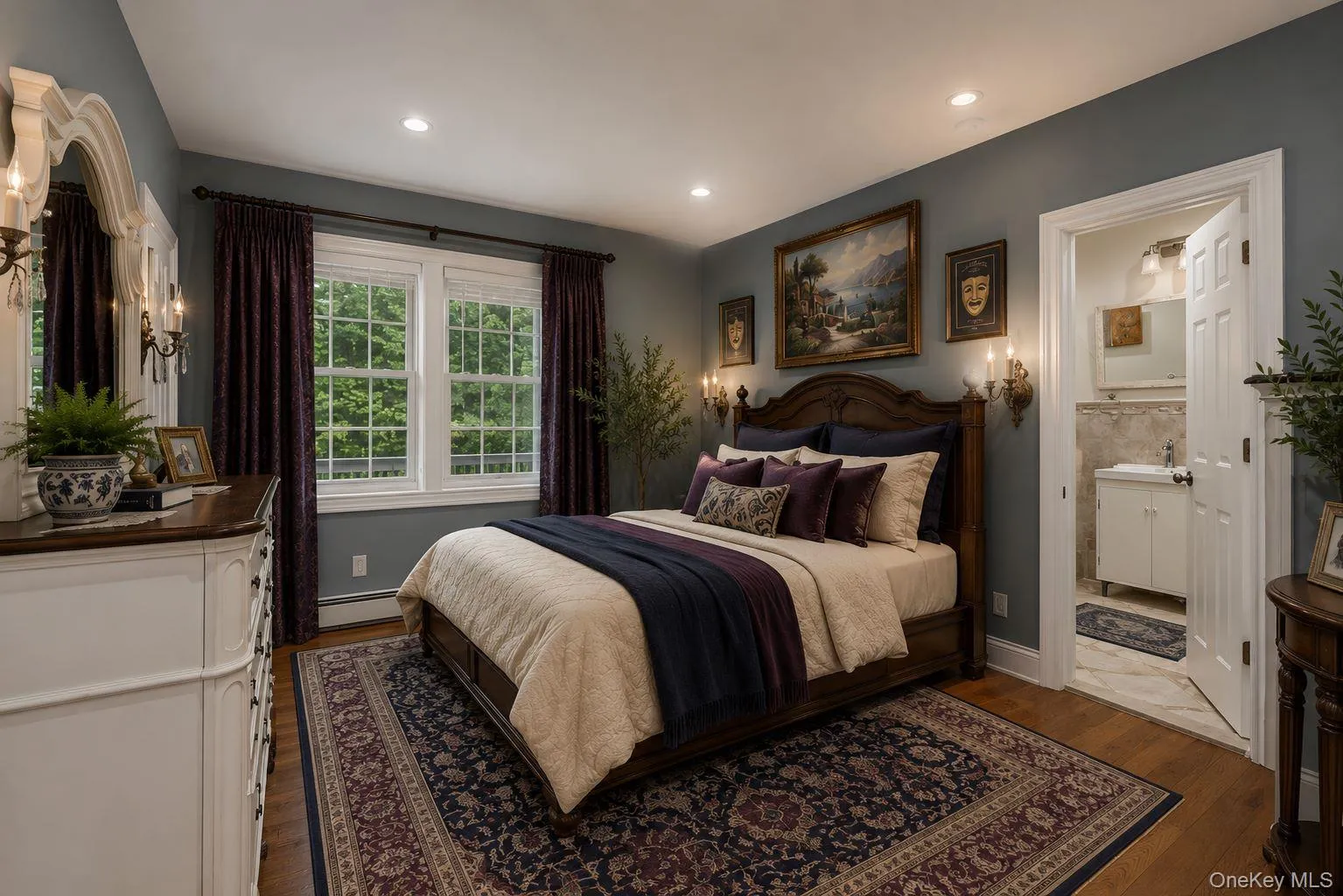 The primary bedroom boasts "Sandman take me away to Dreamland". The primary bedroom boasts "Sandman take me away to Dreamland".