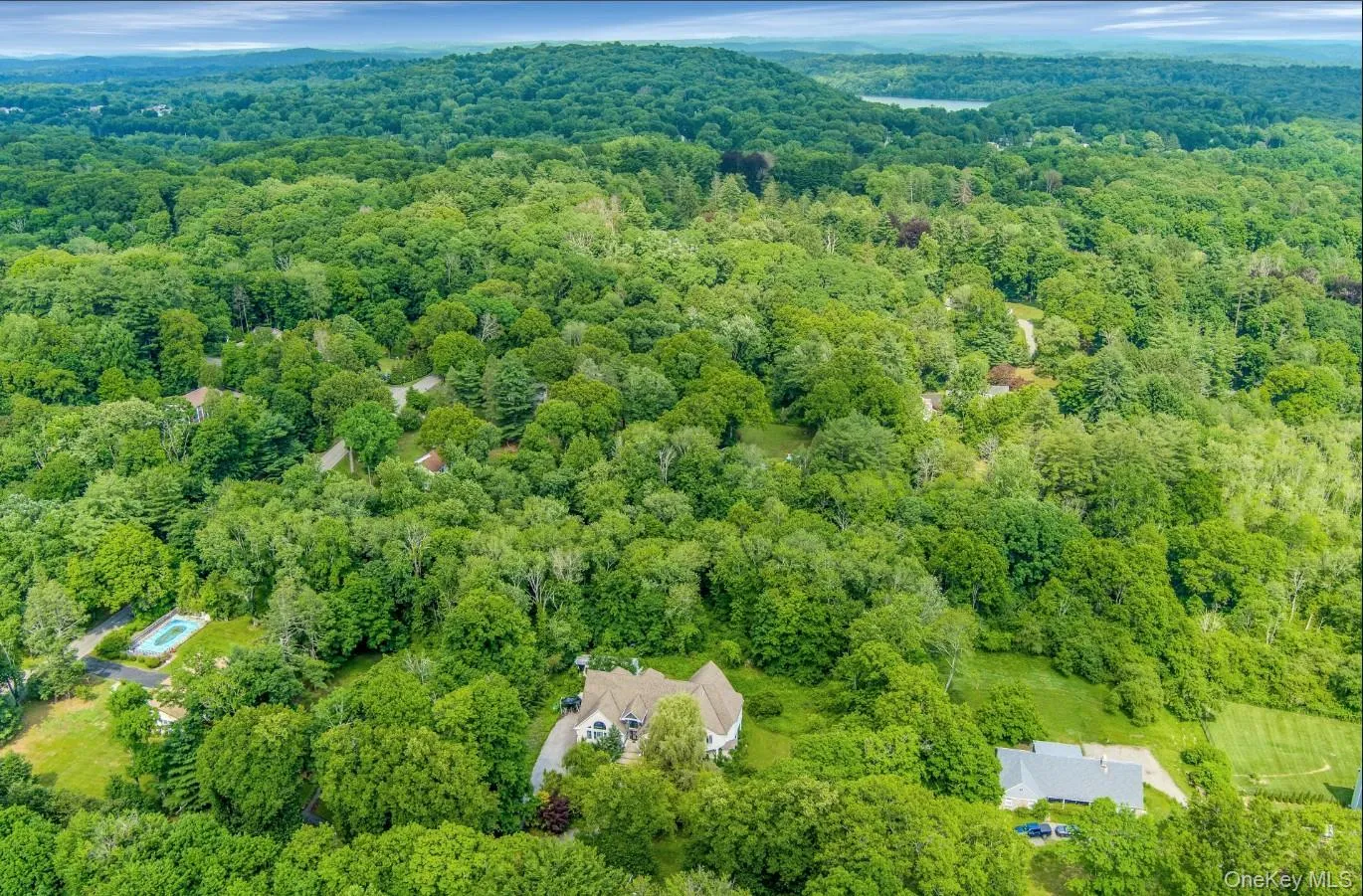 Aerial, with a view of Sparkle Lake. Aerial, with a view of Sparkle Lake.