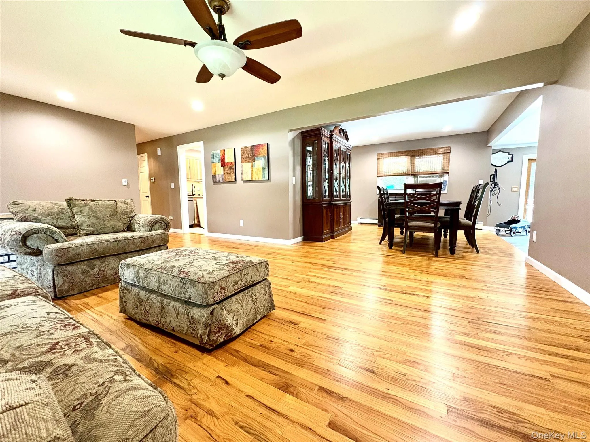 Large open concept living room. Large open concept living room.
