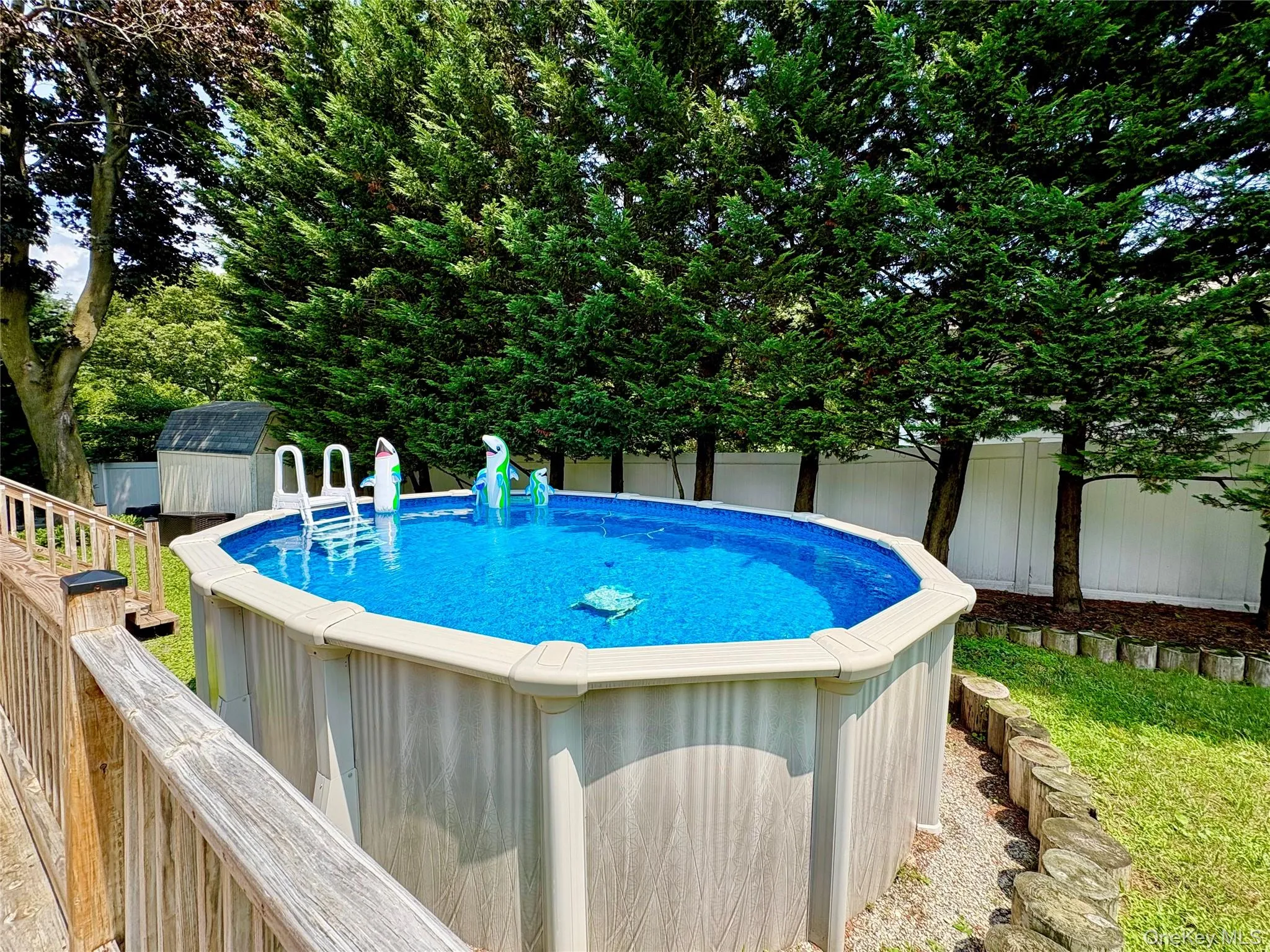 Above ground pool. Above ground pool.