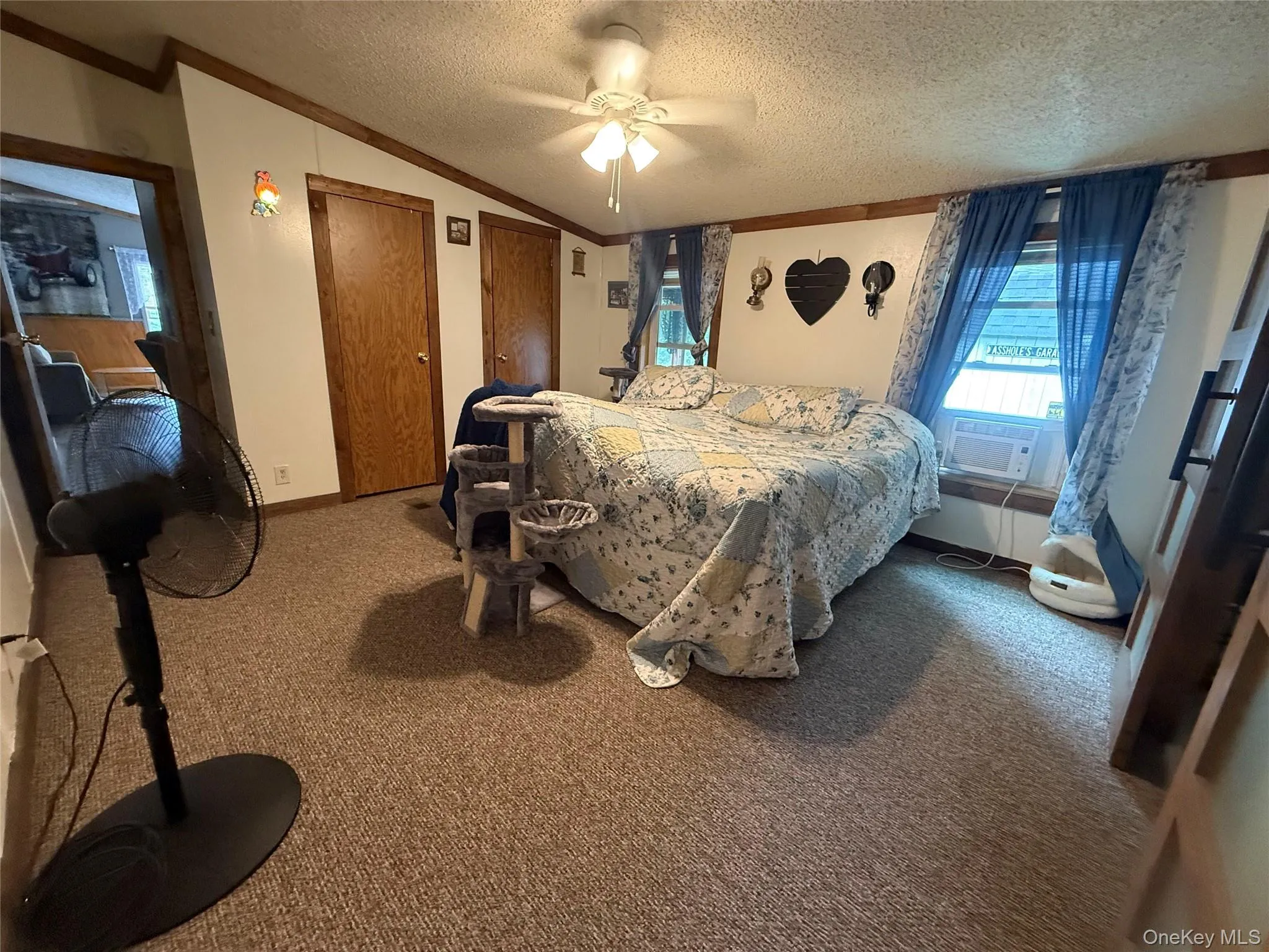 Master bedroom with 2 closets Master bedroom with 2 closets