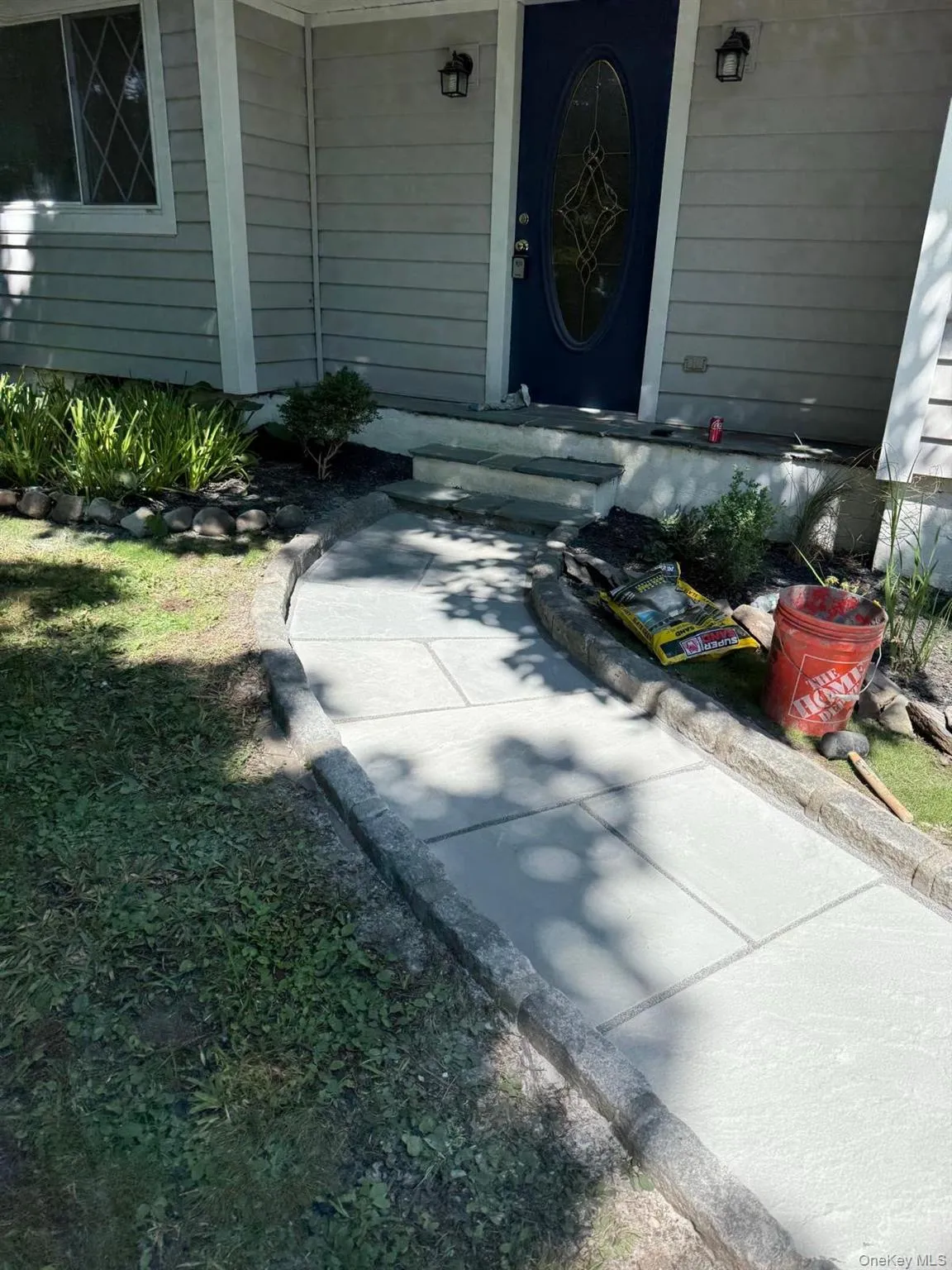 walkway just re-done walkway just re-done