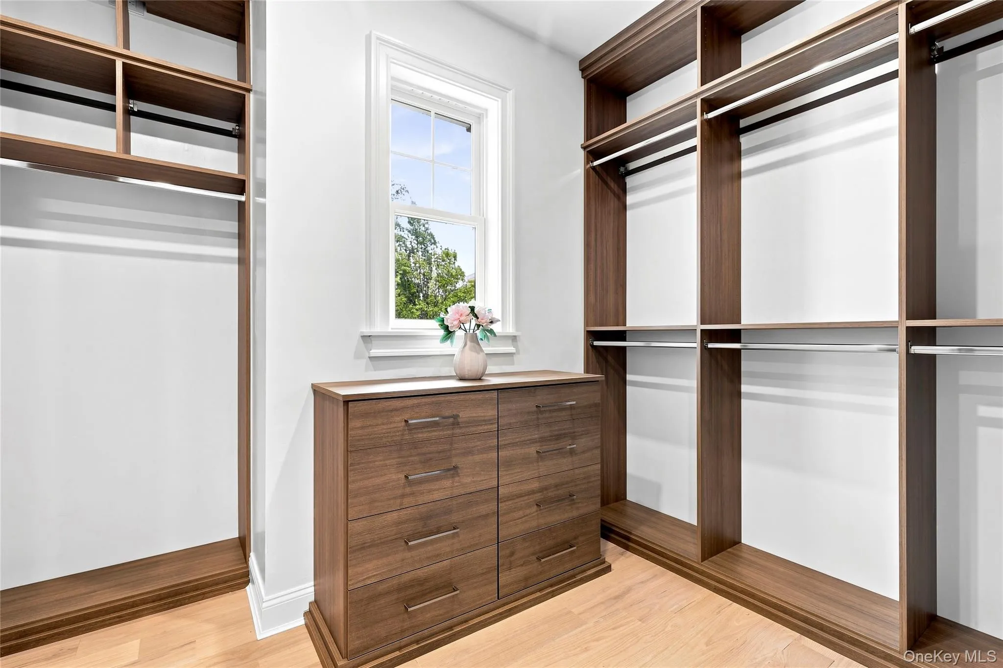 Custom built walk-in closet Custom built walk-in closet