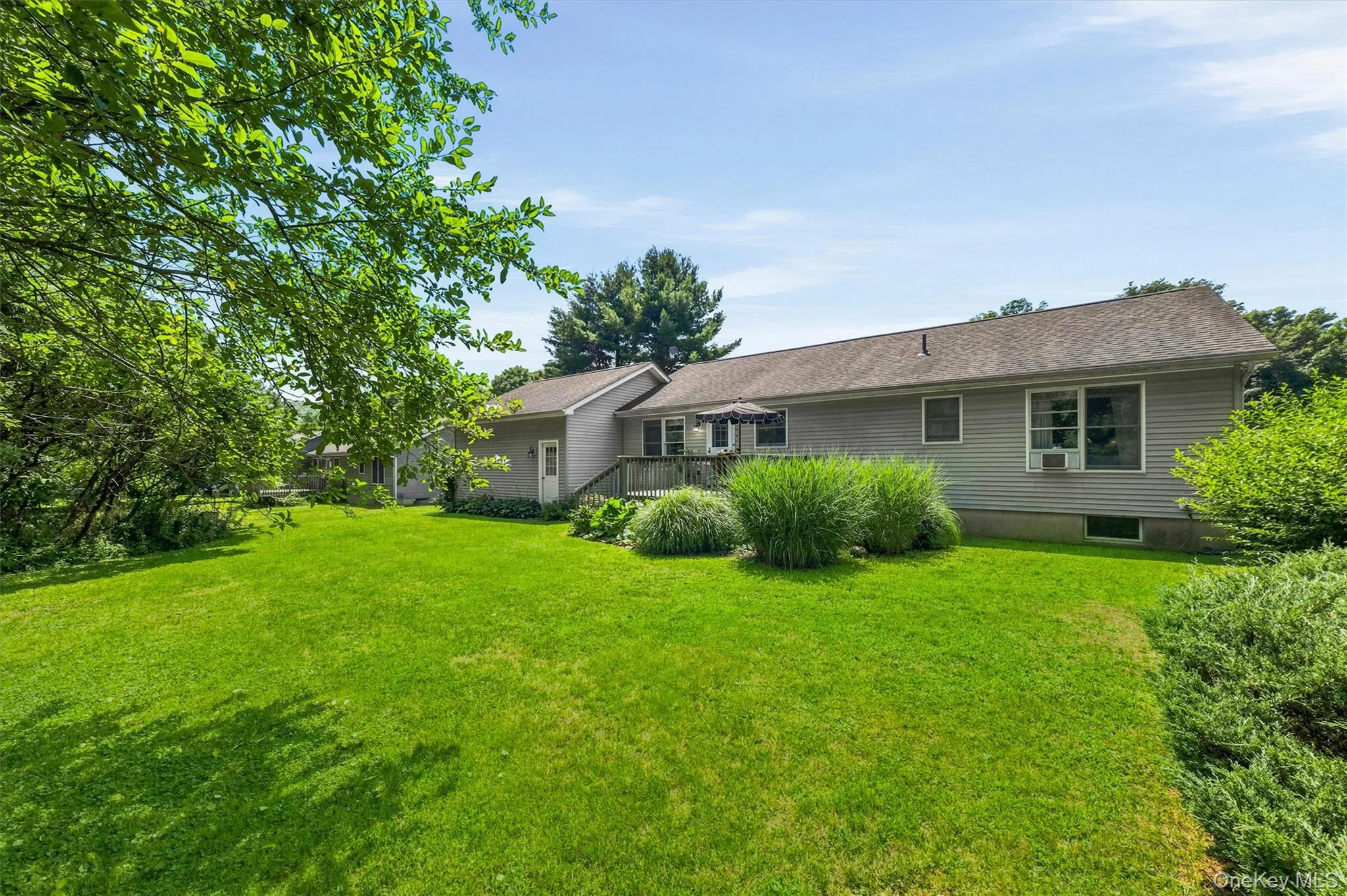 Expansive rear yard with mature plantings Expansive rear yard with mature plantings