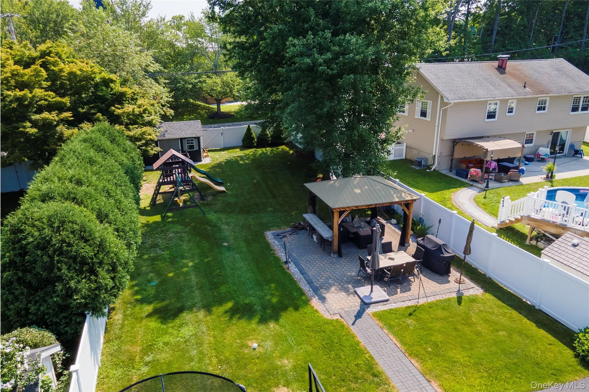 Backyard Aerial View Backyard Aerial View
