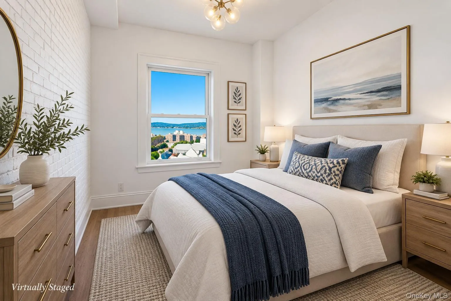 Virtually Staged Bedroom with Beautiful Views — A bright and inviting bedroom featuring abundant natural light and scenic views, creating a peaceful and comfortable retreat. Virtually Staged Bedroom with Beautiful Views — A bright and inviting bedroom featuring abundant natural light and scenic views, creating a peaceful and comfortable retreat.