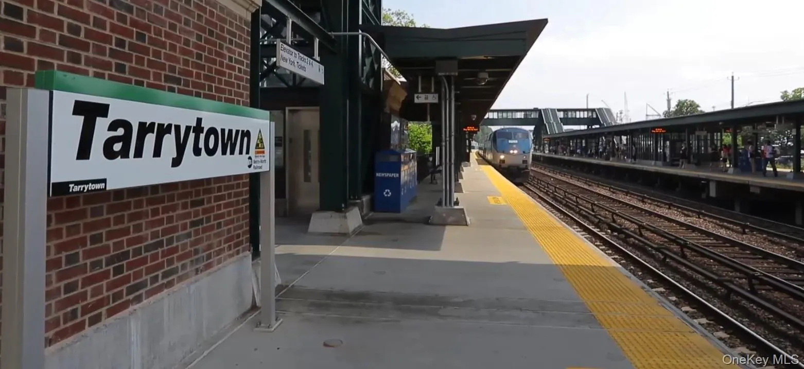 Tarrytown Metro-North Station — Enjoy the convenience of being within walking distance to the Tarrytown train station, offering easy Metro-North access to New York City and throughout the Hudson Valley—ideal for commuters and those looking to enjoy everything Tarrytown has to offer. Tarrytown Metro-North Station — Enjoy the convenience of being within walking distance to the Tarrytown train station, offering easy Metro-North access to New York City and throughout the Hudson Valley—ideal for commuters and those looking to enjoy everything Tarrytown has to offer.