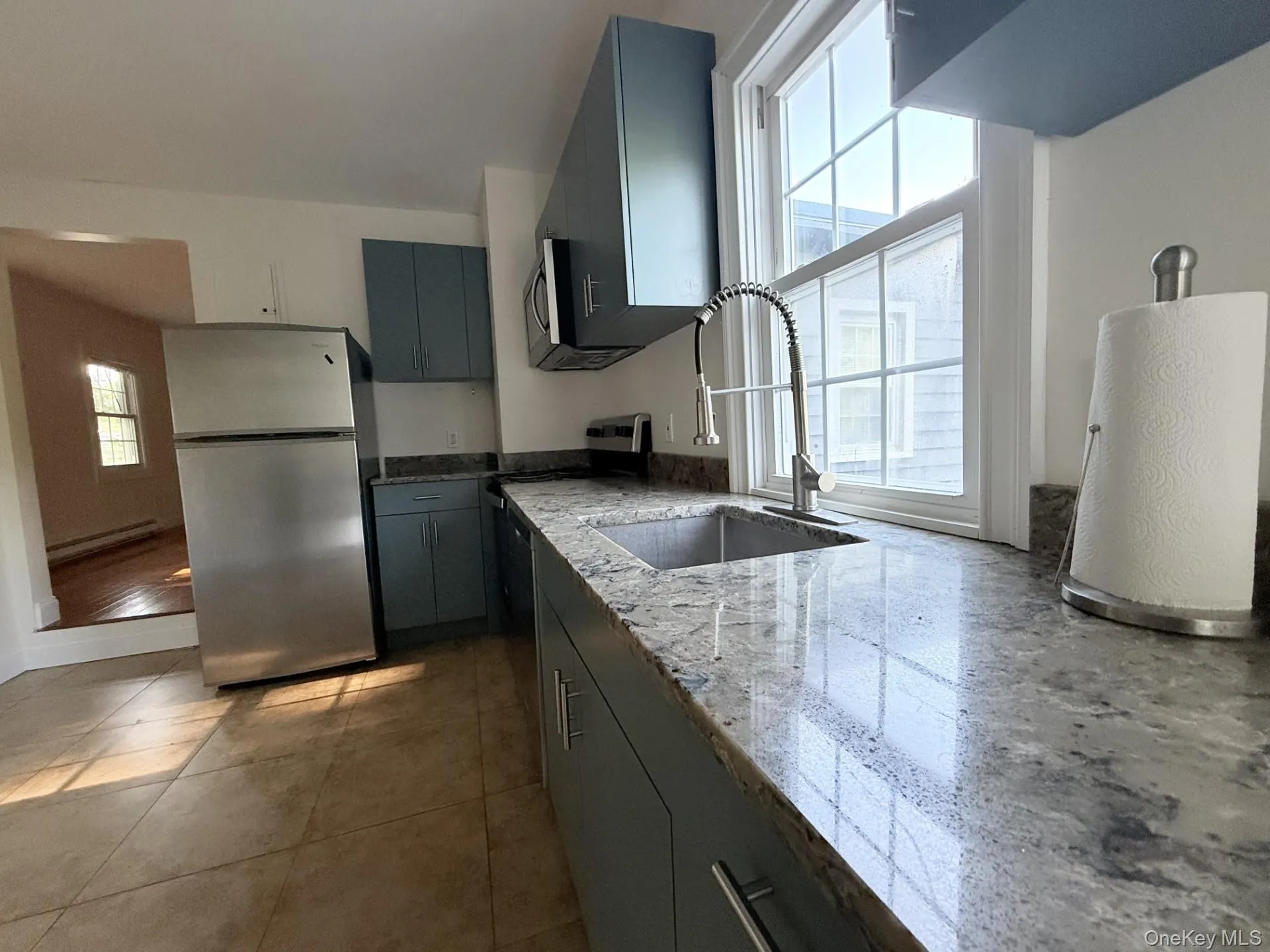 Granite countertops, stainless steel appliances Granite countertops, stainless steel appliances