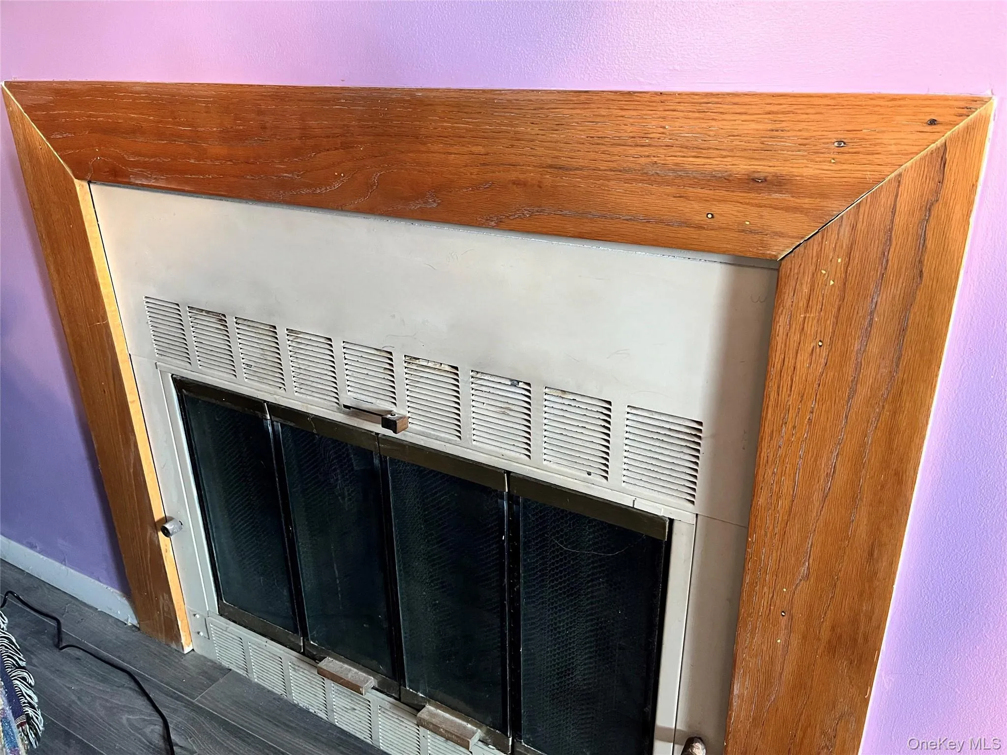 Wood burning fireplace Wood burning fireplace