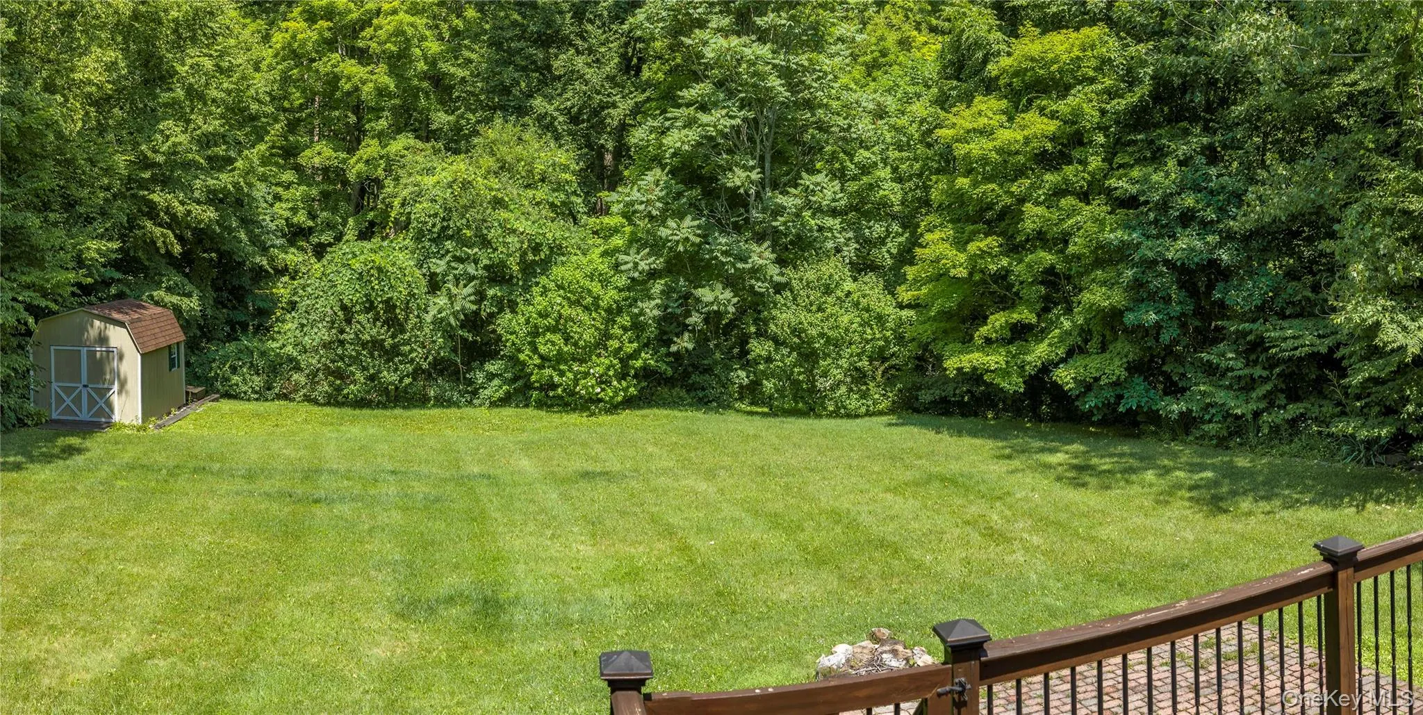 Great views of the private, level, and park-like backyard. Great views of the private, level, and park-like backyard.