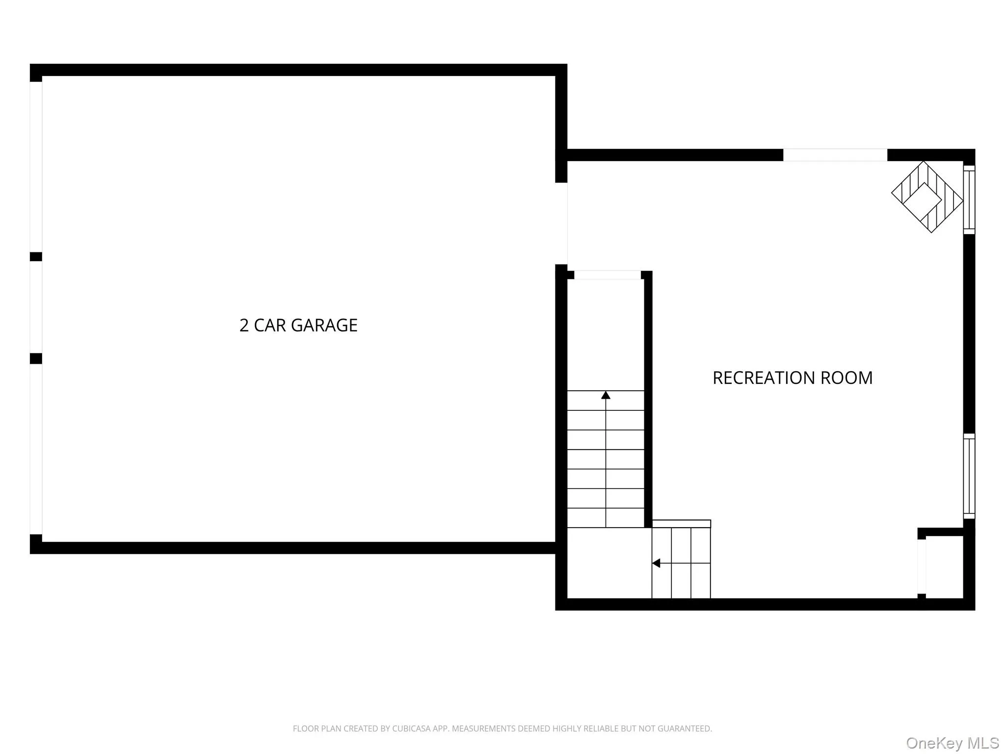 Basement, floor plan. Basement, floor plan.