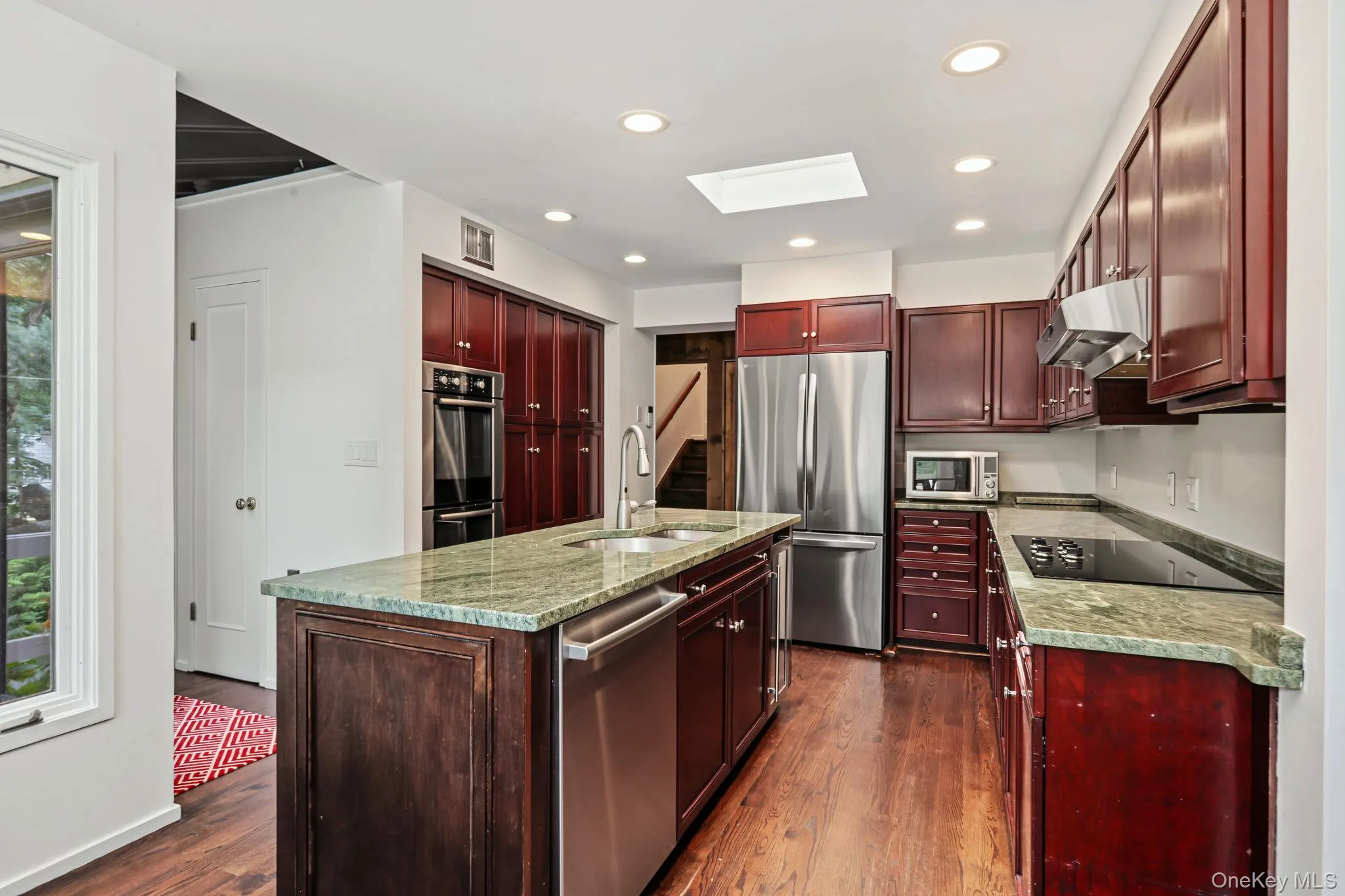Kirthen with Cherry Wood cabinets and Island. Kirthen with Cherry Wood cabinets and Island.