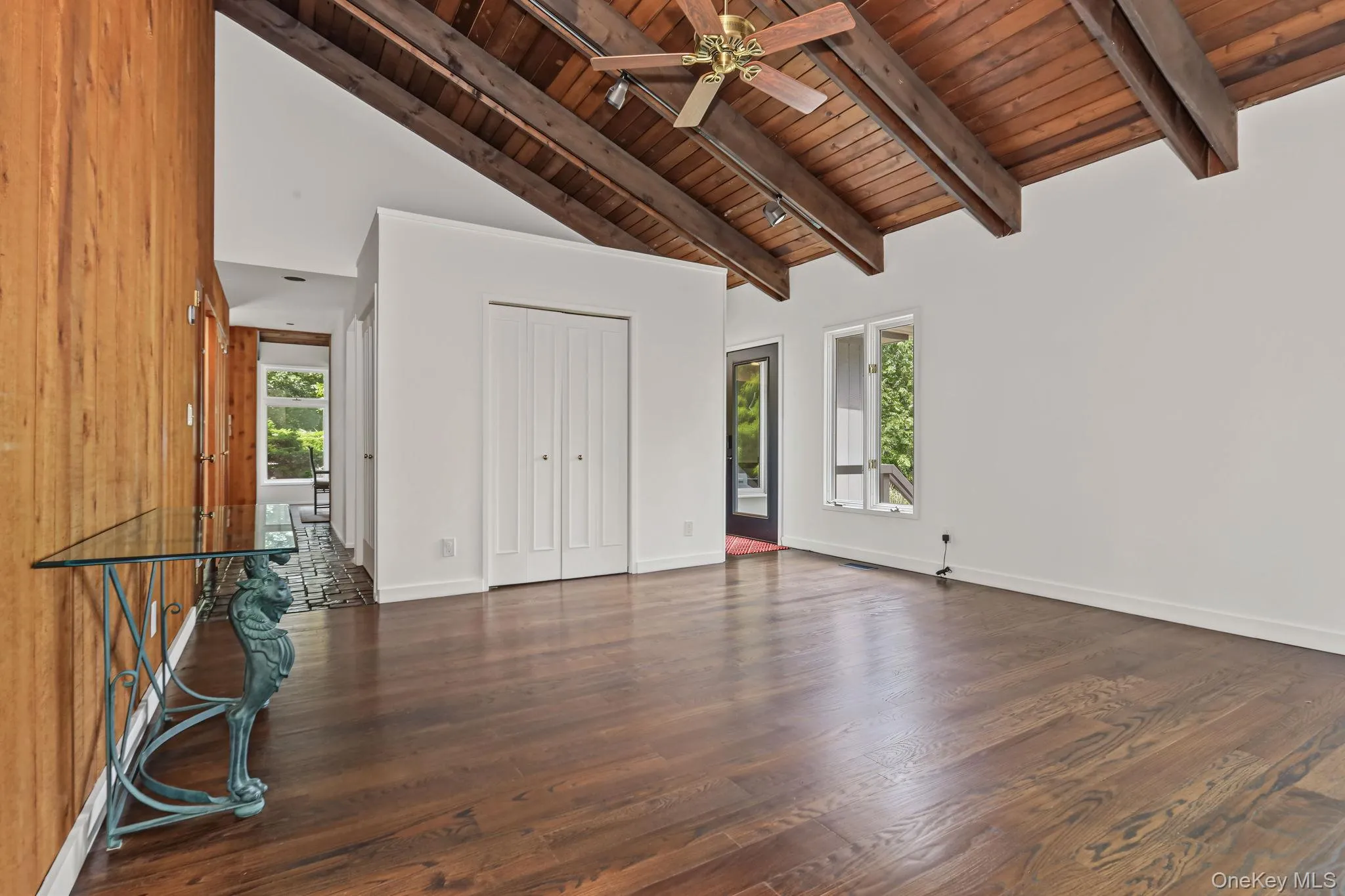 Family room with large closet. Family room with large closet.