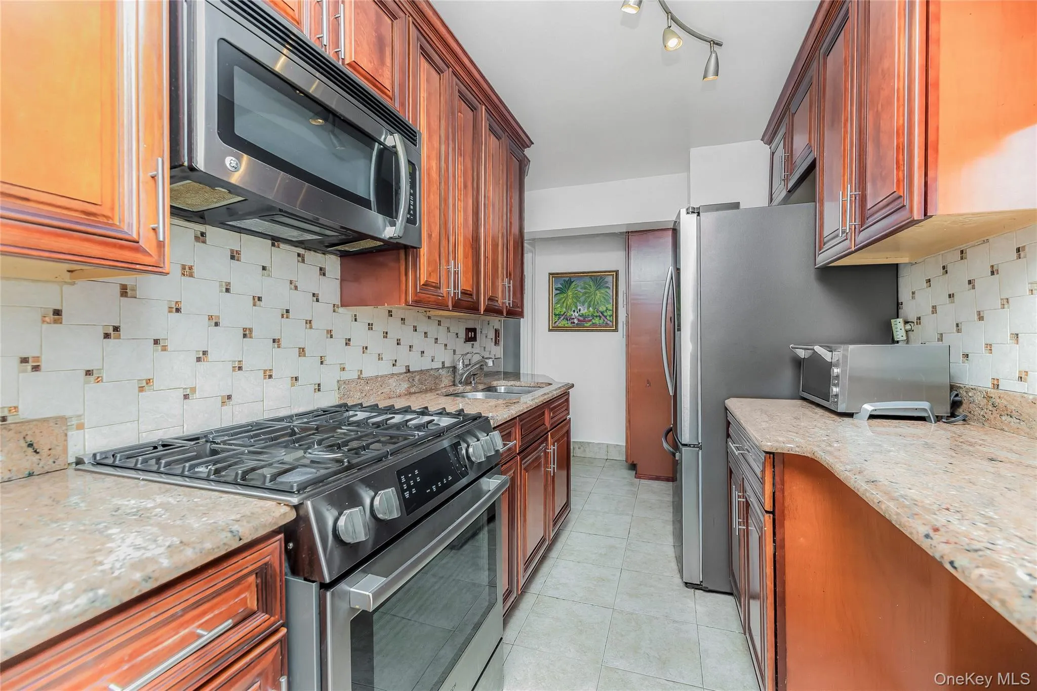 Stainless steel appliances. Stainless steel appliances.