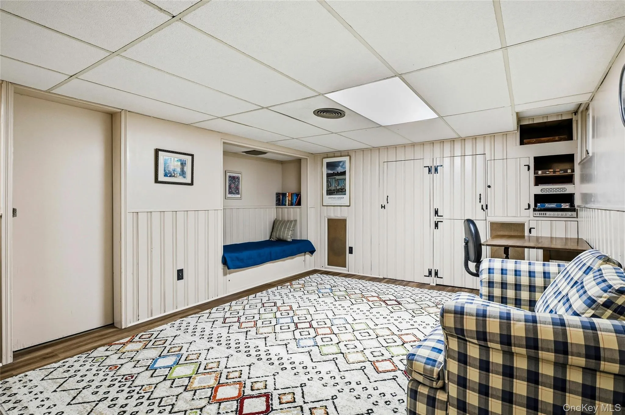 Charming panneled playroom Charming panneled playroom