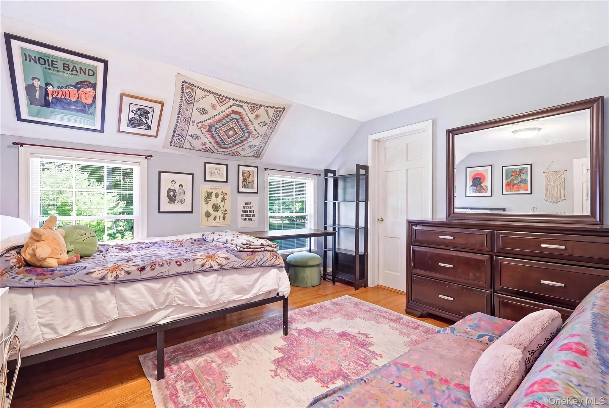Sunny bright room with wood floors Sunny bright room with wood floors
