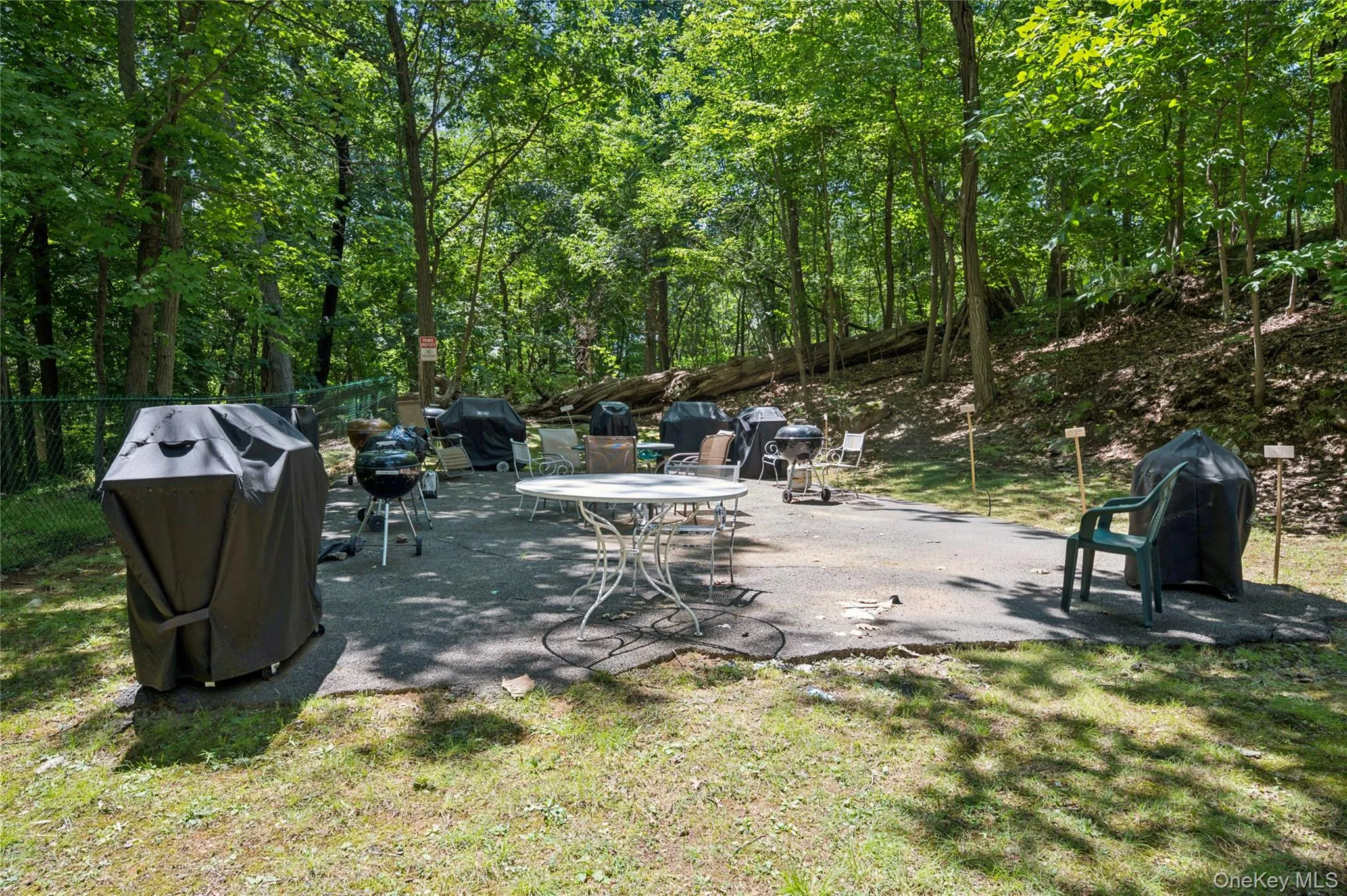 Designated barbeque area Designated barbeque area