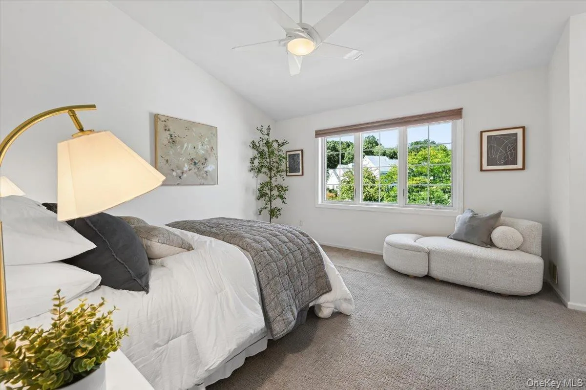 Large second bedroom over looks tranquil yard Large second bedroom over looks tranquil yard