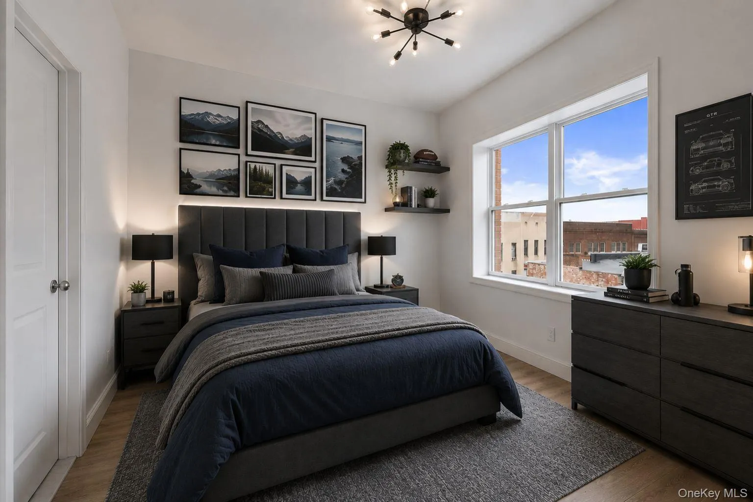 Primary Bedroom * Virtually Staged * Primary Bedroom * Virtually Staged *