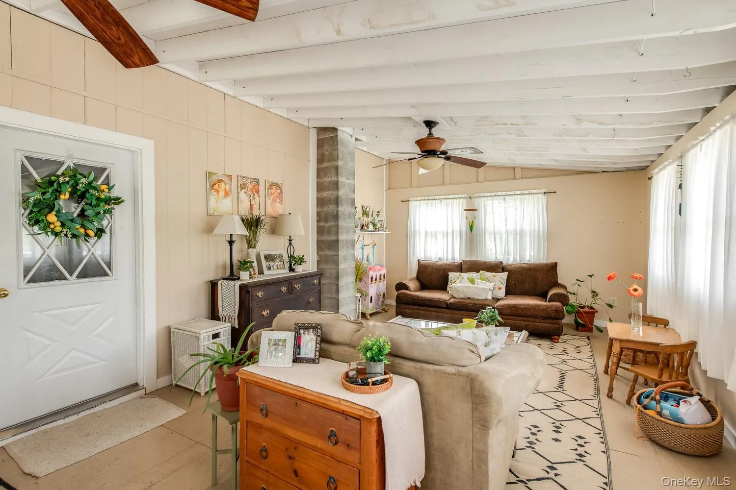 Enclosed back porch Enclosed back porch