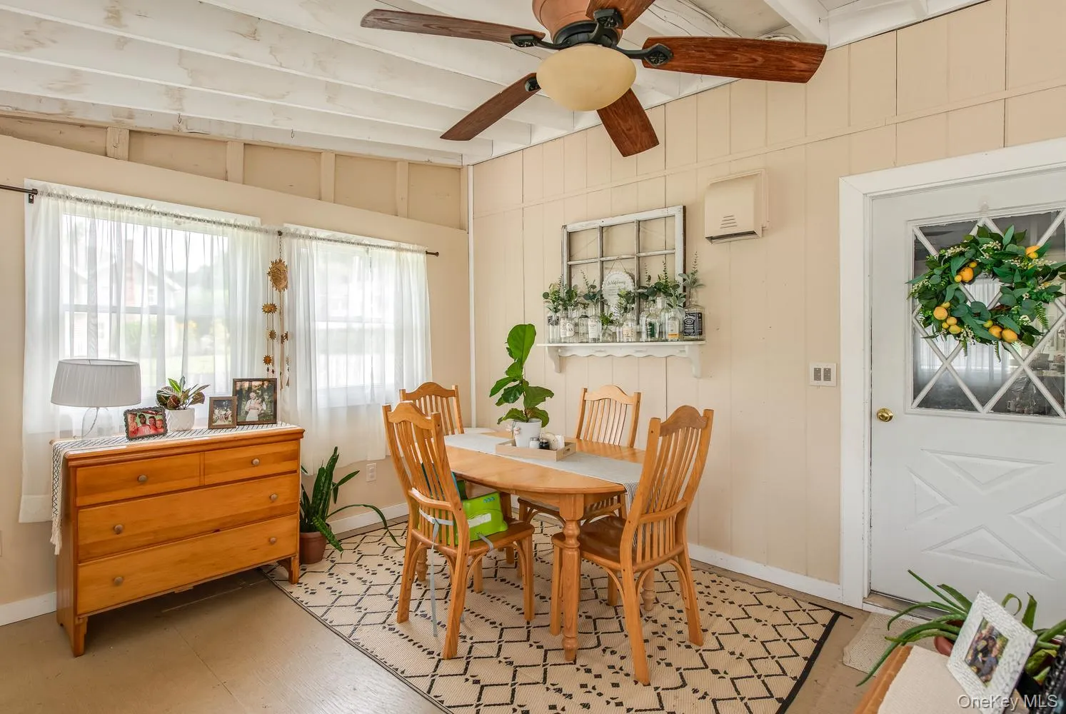 Enclosed back porch Enclosed back porch