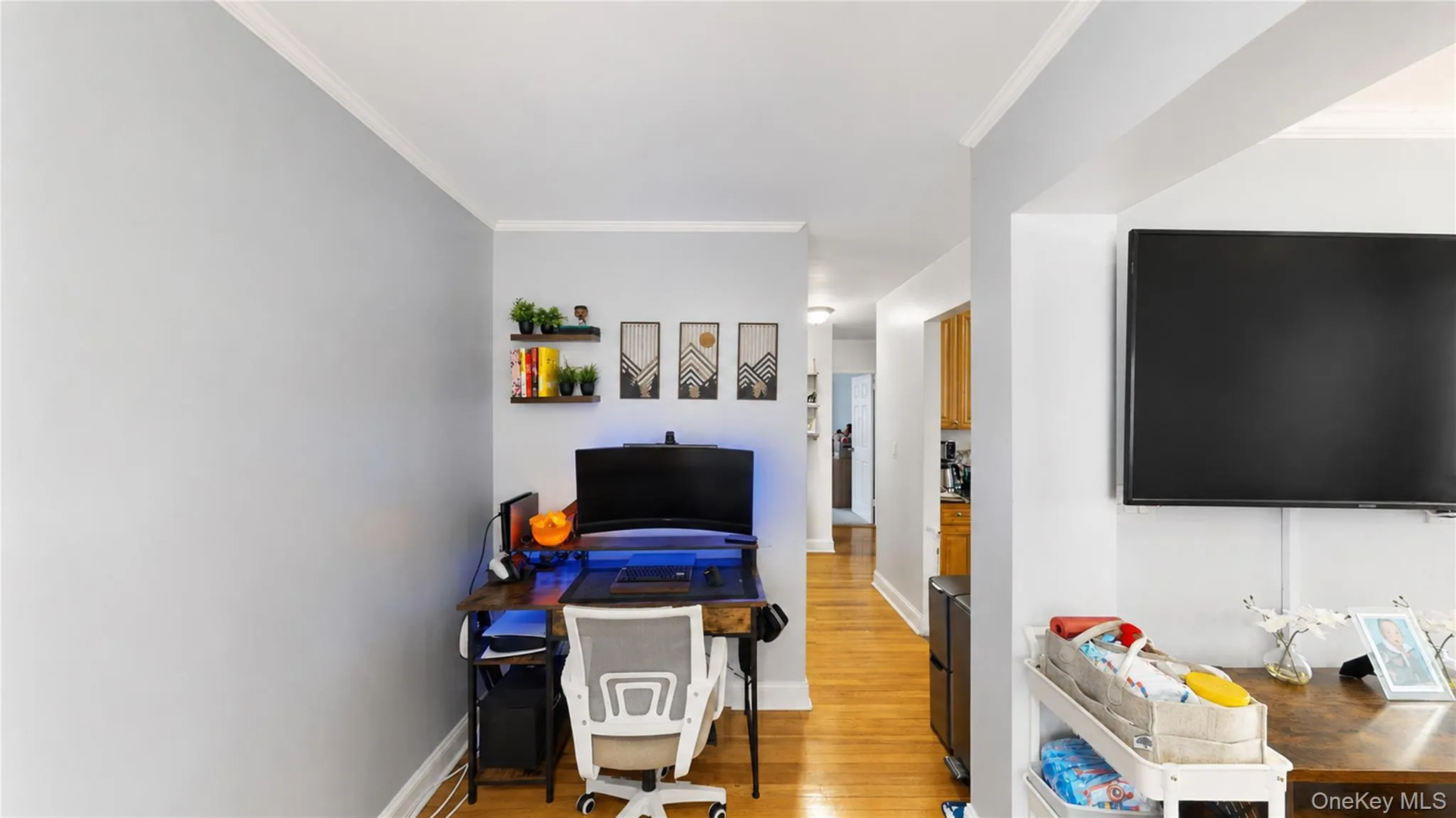 Designated area for work from home accommodations. Designated area for work from home accommodations.
