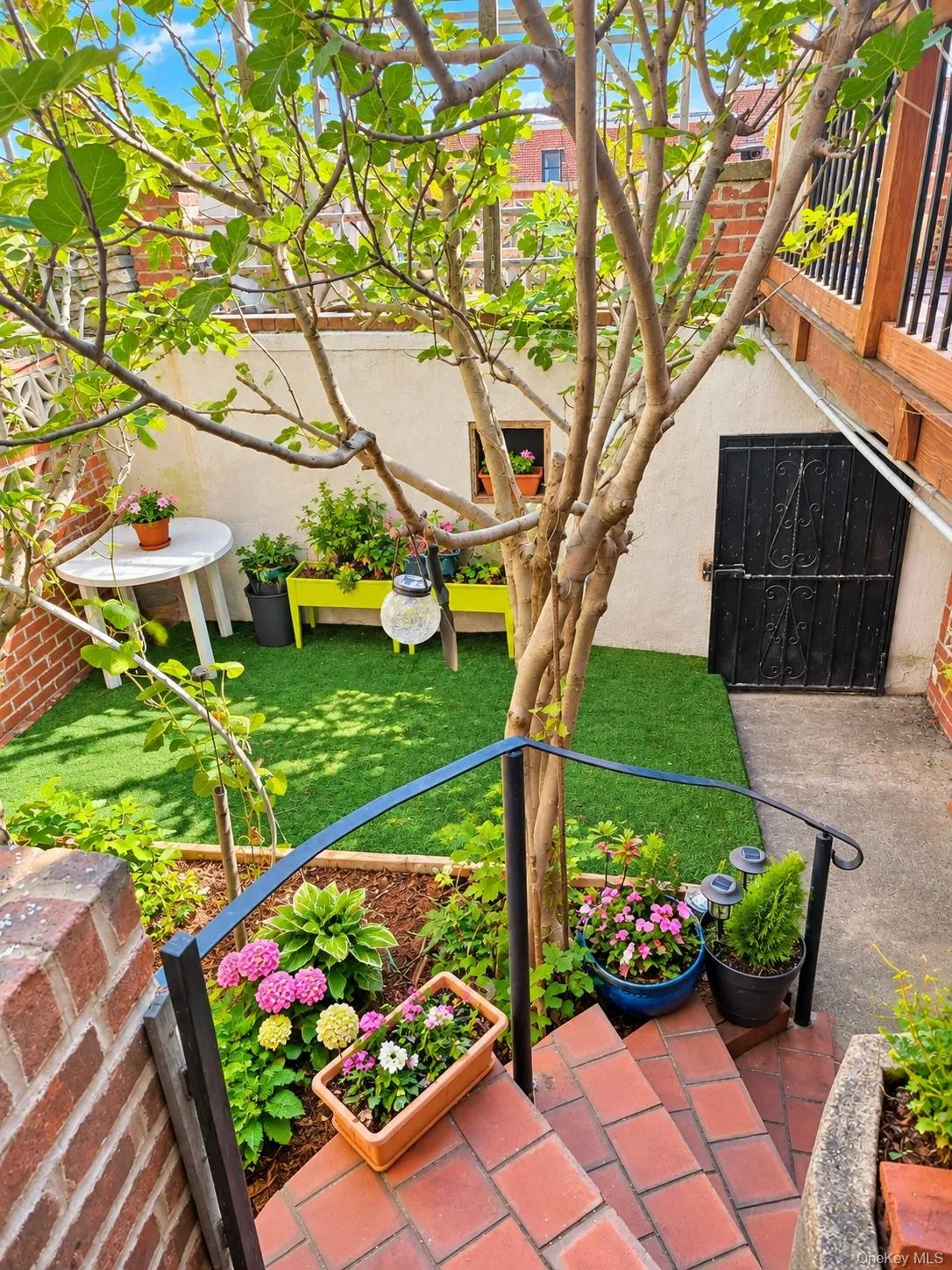 Sunken patio Sunken patio
