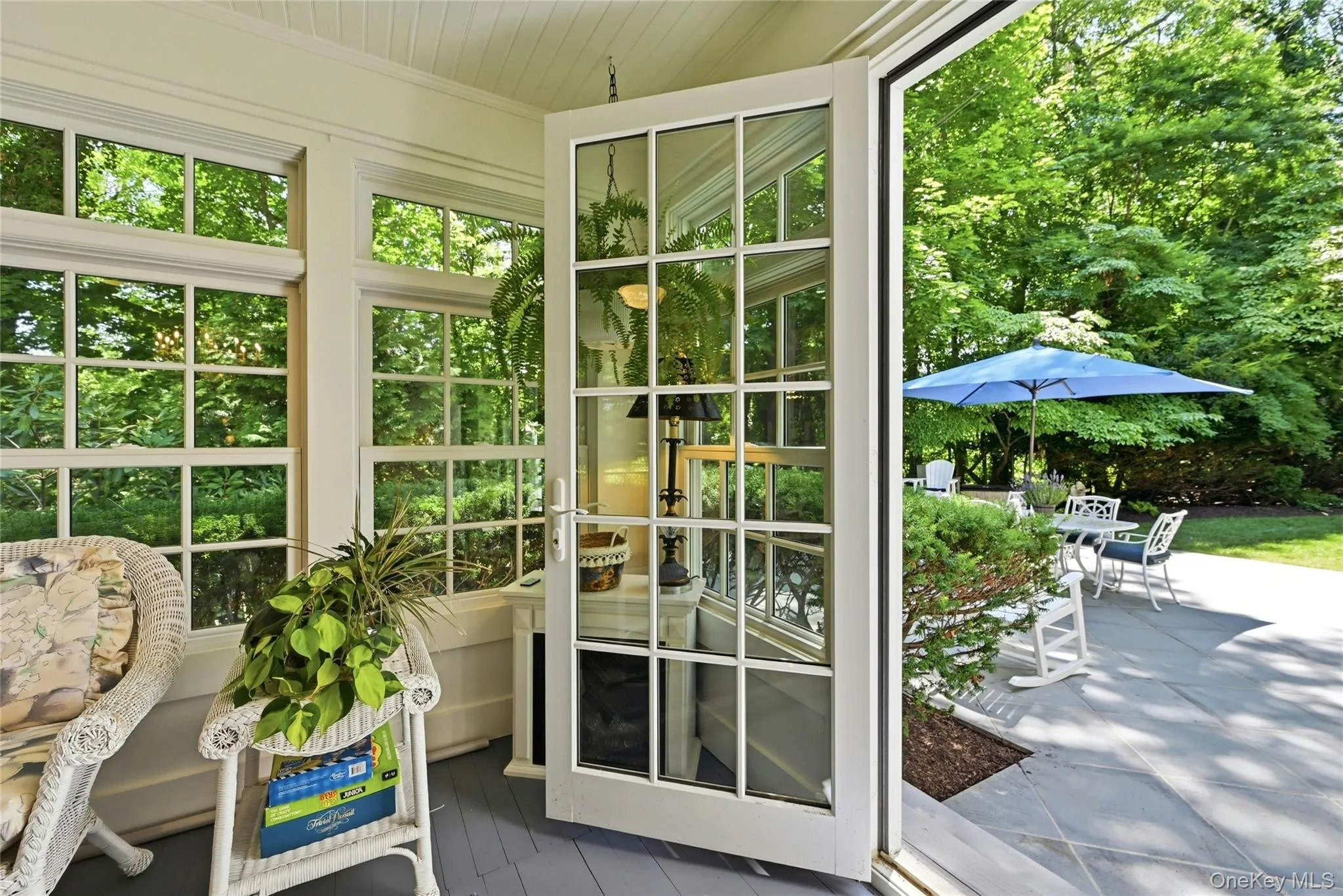 French Doors to Bistro Area French Doors to Bistro Area