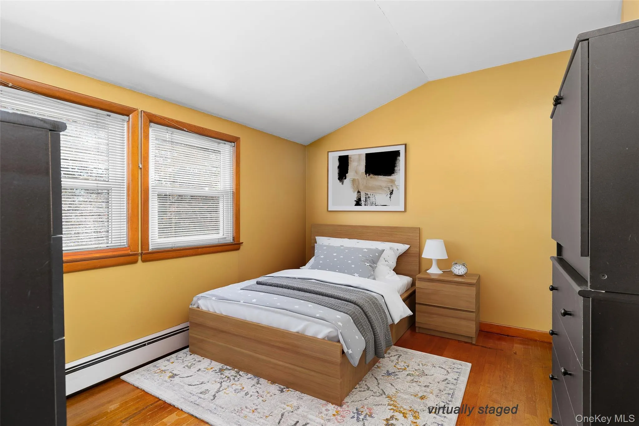 Virtually staged Bedroom #5 Virtually staged Bedroom #5