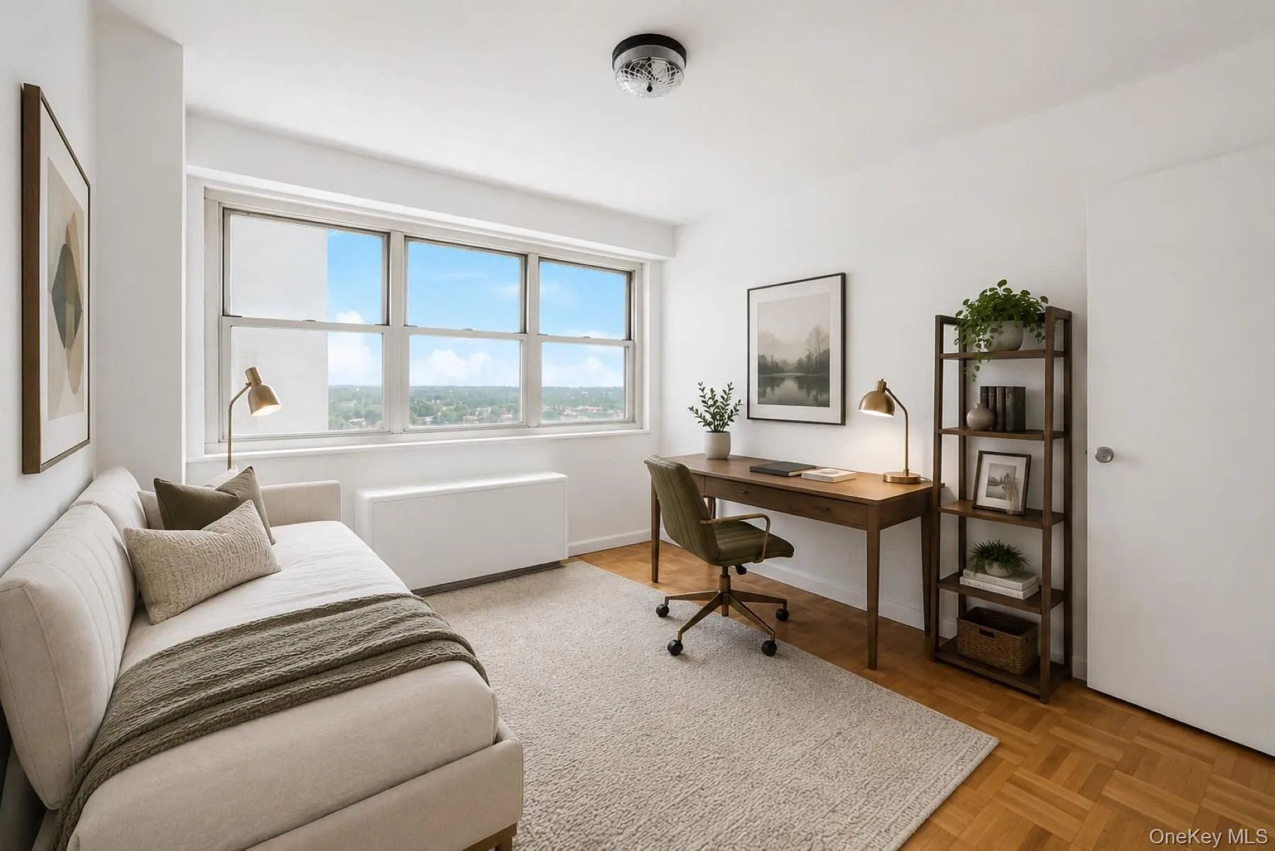 Virtually staged second bedroom Virtually staged second bedroom
