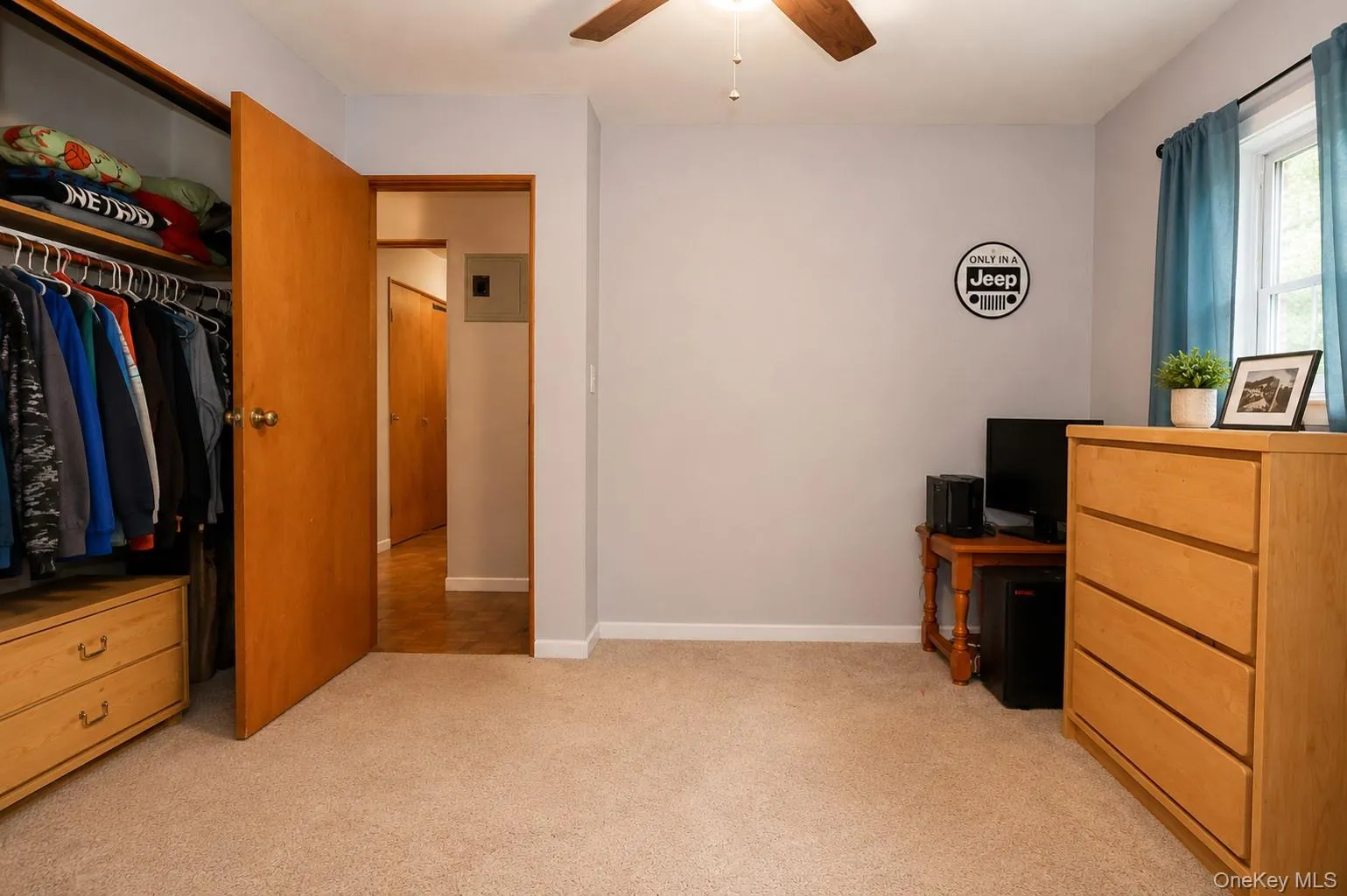 This bedroom is digital enhanced , removed personal items This bedroom is digital enhanced , removed personal items