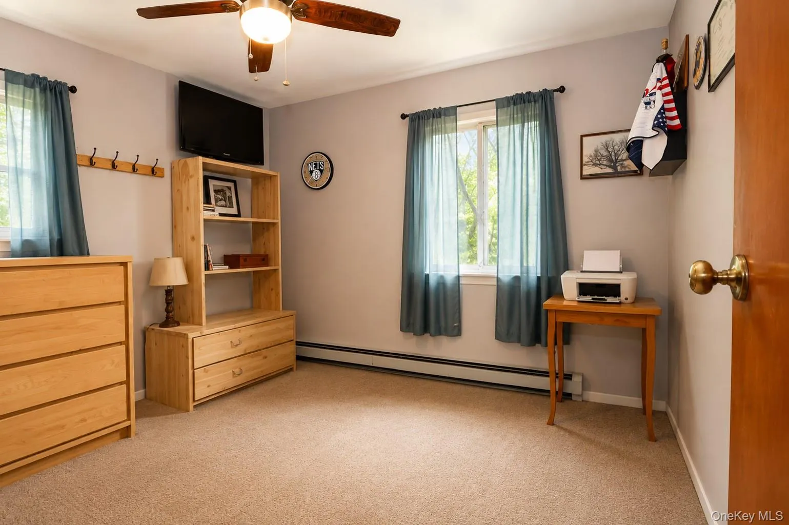 This bedroom is digital enhanced , removed personal items This bedroom is digital enhanced , removed personal items