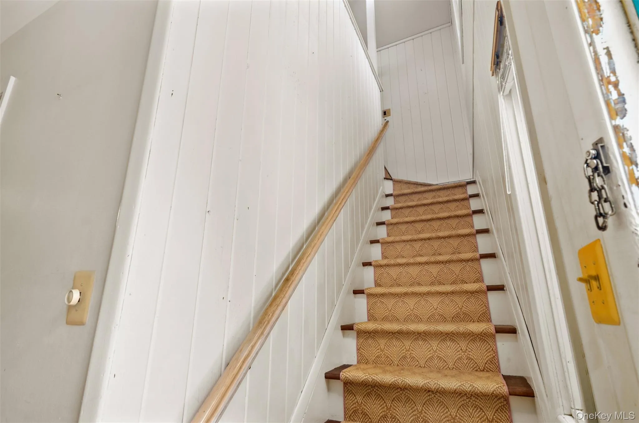Stairs up to living space Stairs up to living space