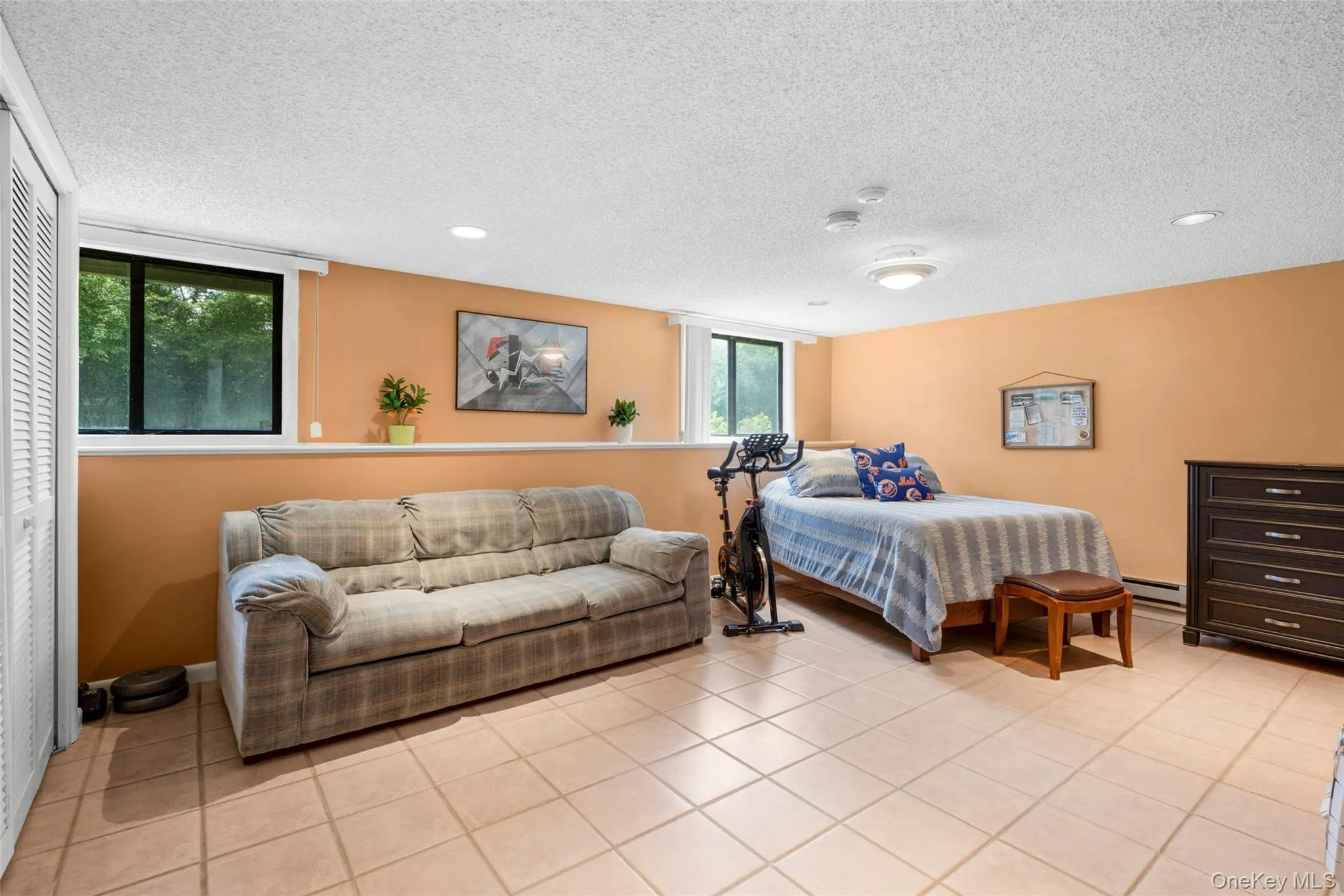 This wonderful Finished Lower Level currently a Family Rm is a great easy to maintain room for what ever your lifestyle demands. Could be great guest bedroom, gym , recreation room, or whatever.... This wonderful Finished Lower Level currently a Family Rm is a great easy to maintain room for what ever your lifestyle demands. Could be great guest bedroom, gym , recreation room, or whatever....