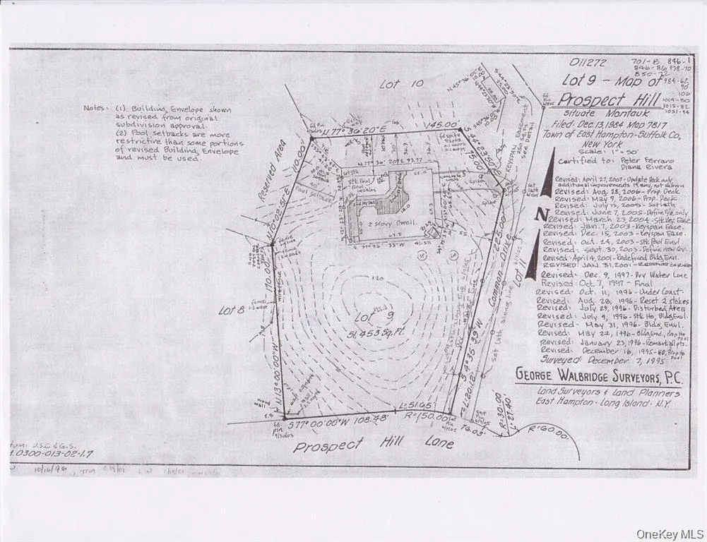 Survey Map. Illustrating property boundaries, topography, and relevant notes for Lot 9 Survey Map. Illustrating property boundaries, topography, and relevant notes for Lot 9