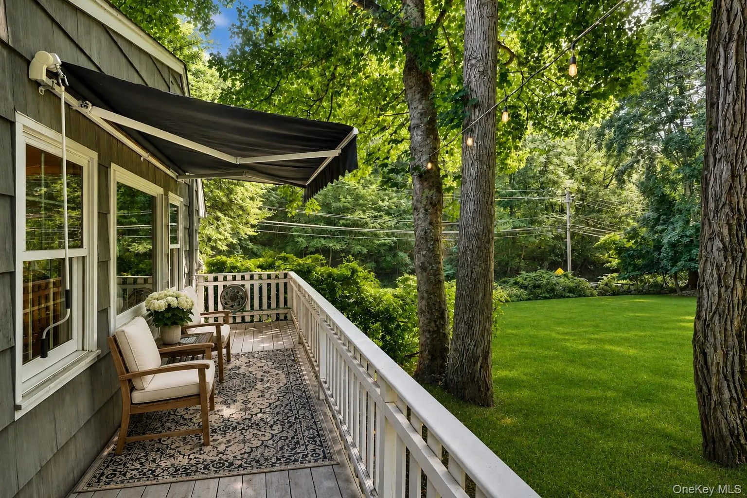 Side Deck Overlooking adjacent Land Side Deck Overlooking adjacent Land
