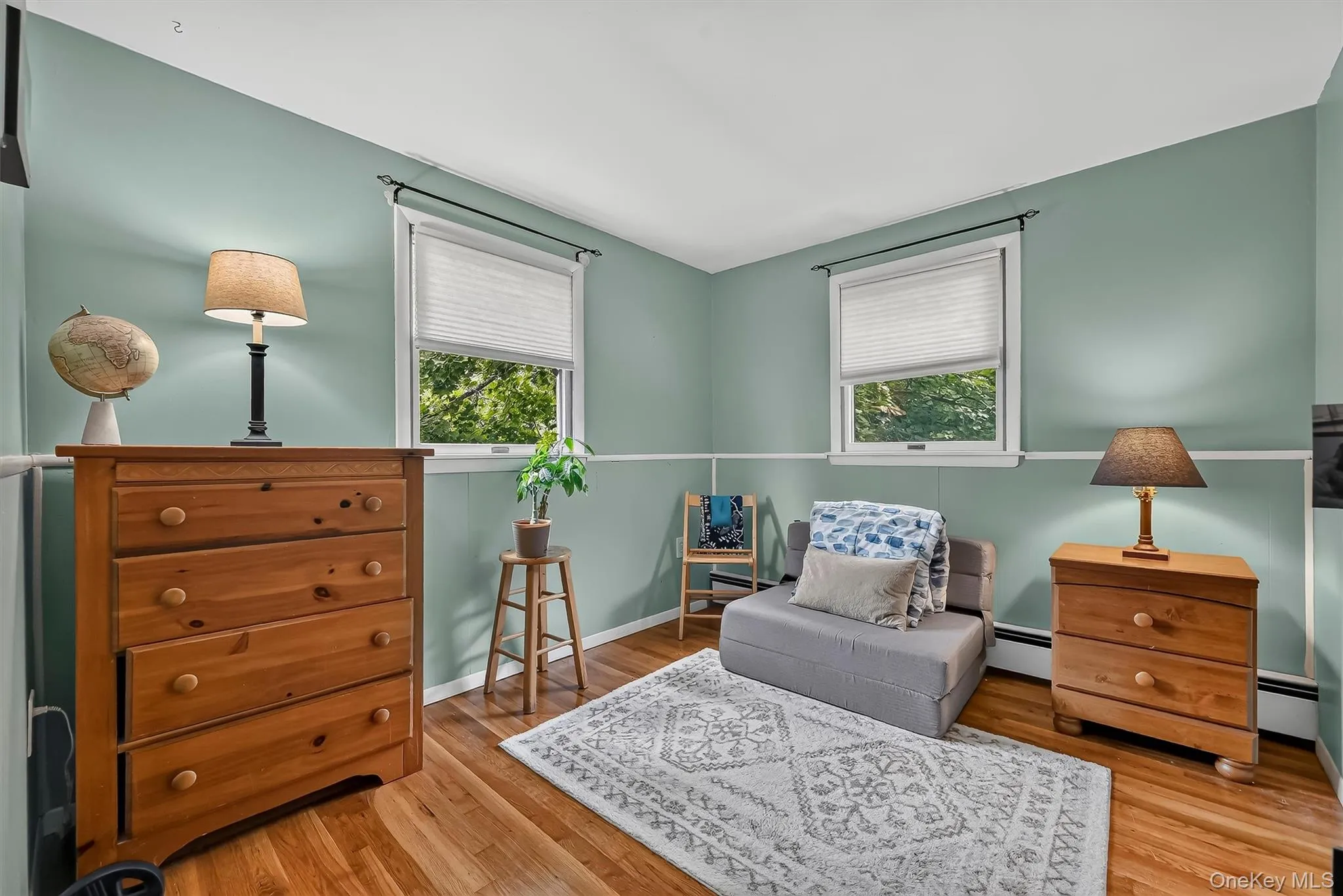 Bedroom 2 with hardwood floors Bedroom 2 with hardwood floors