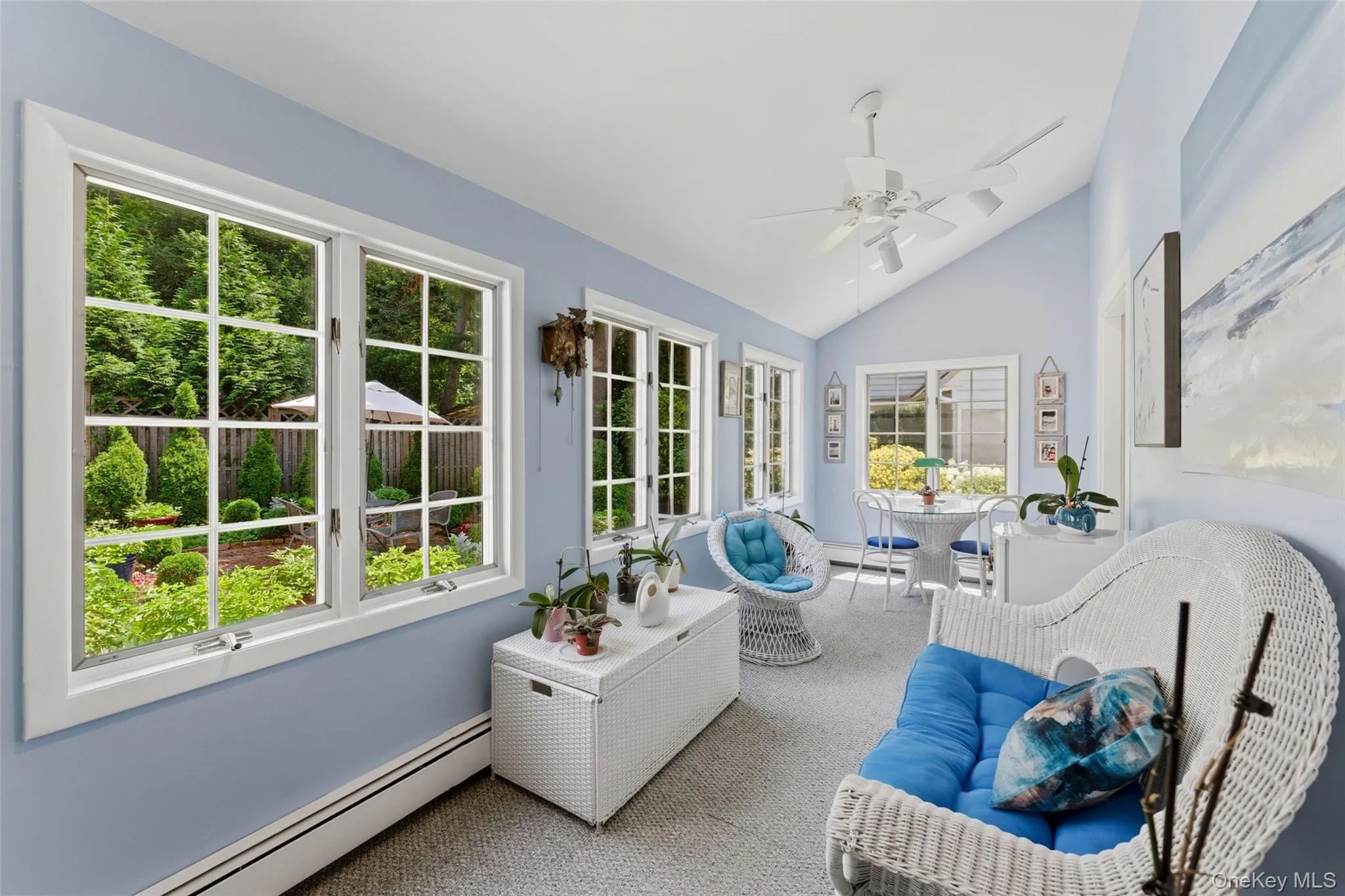 Sunroom view. Sunroom view.