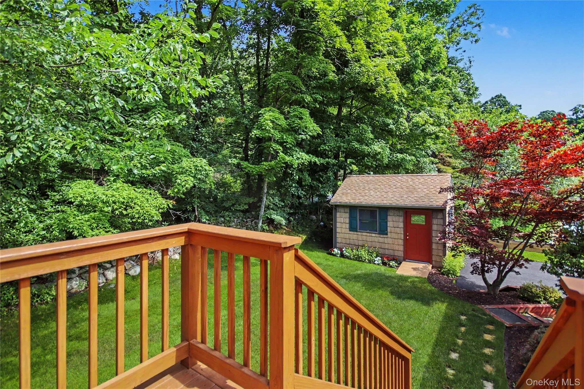 Deck to Back Yard Deck to Back Yard
