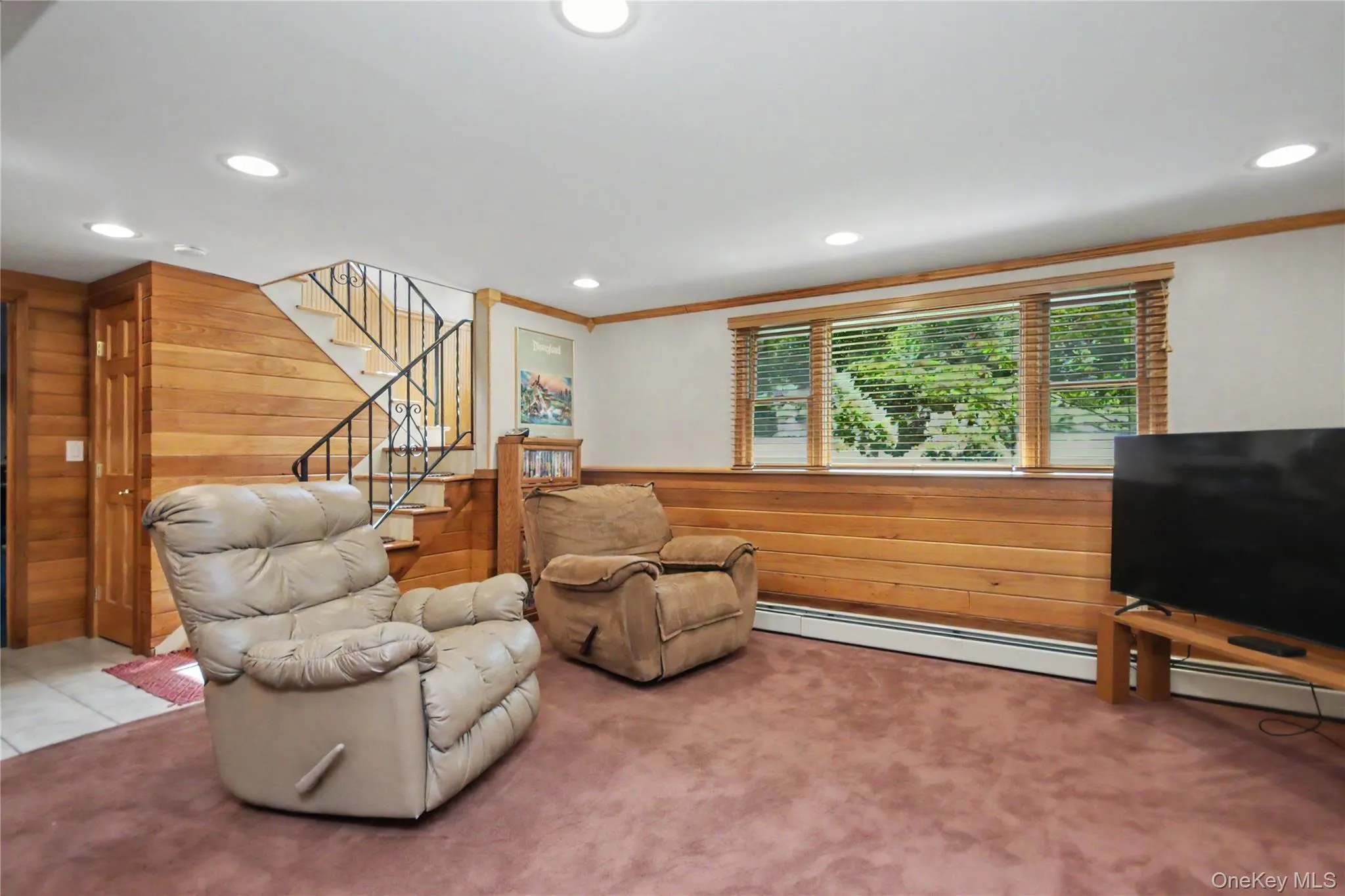 Family Room on Lower Level Family Room on Lower Level