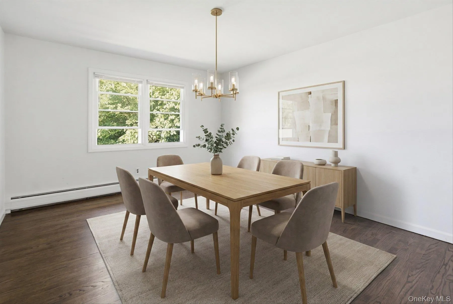 Virtually Staged Dining Room Virtually Staged Dining Room
