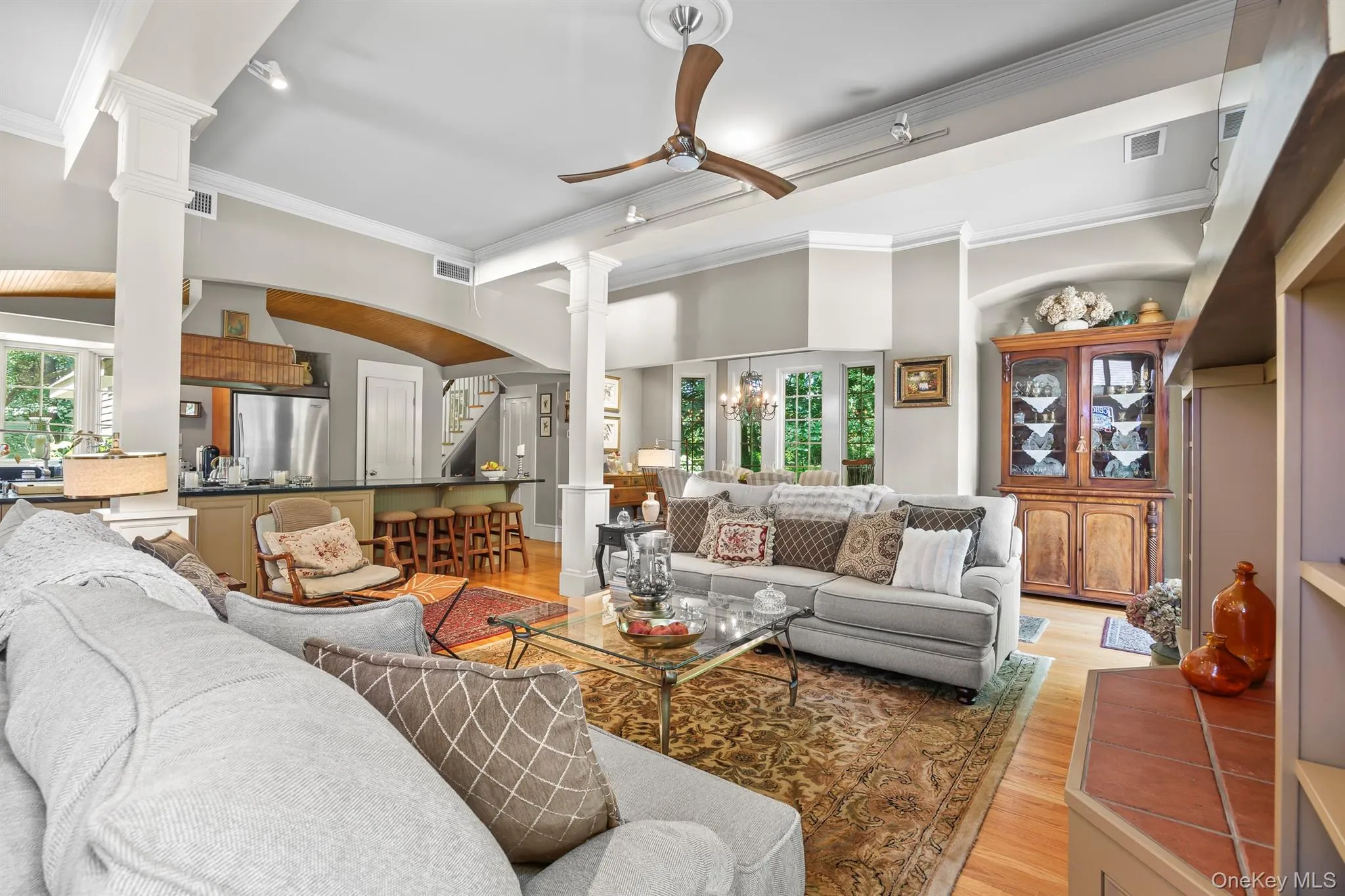The centerpiece of the home is a stunning great room/family room The centerpiece of the home is a stunning great room/family room