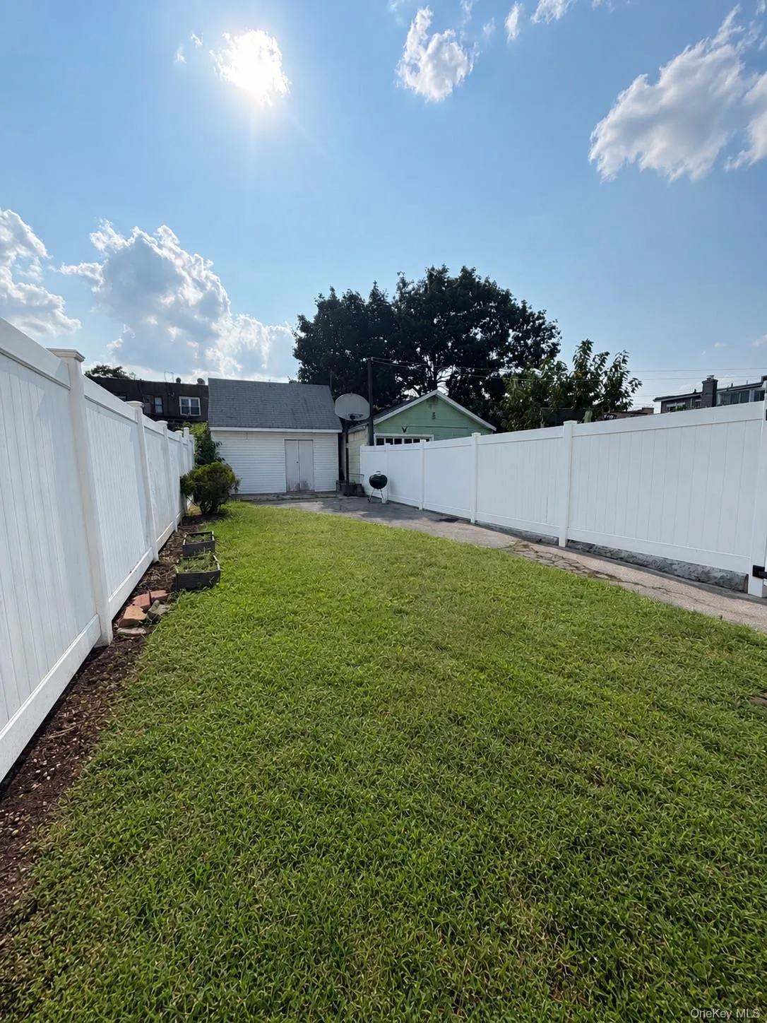 fenced backyard with storage shed fenced backyard with storage shed