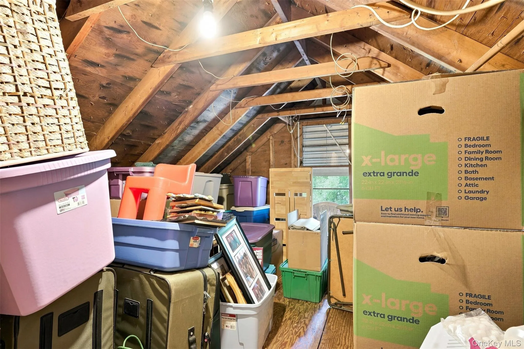 Easy entry to attic from 2nd floor Easy entry to attic from 2nd floor