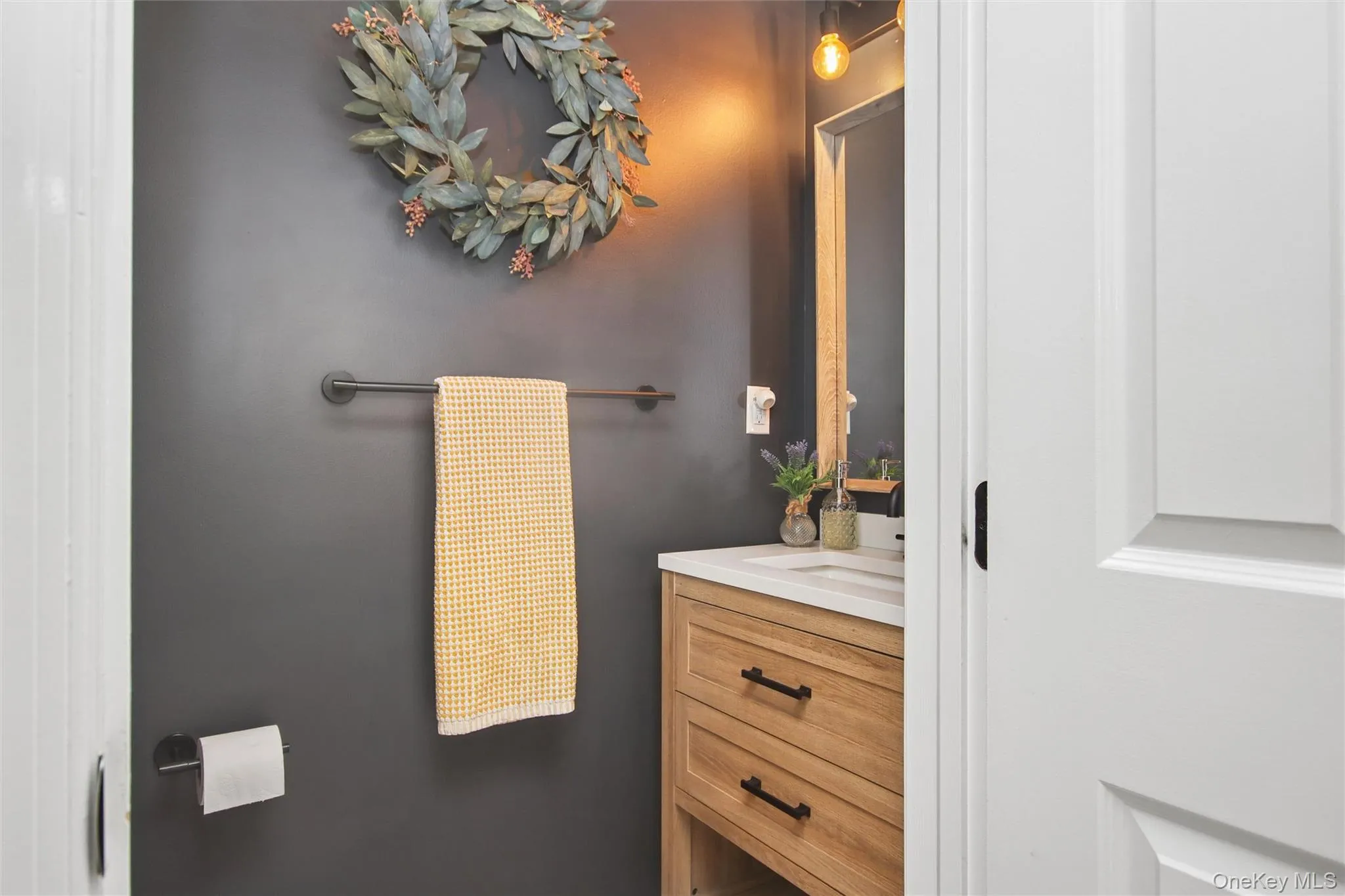 Updated Powder Room Updated Powder Room