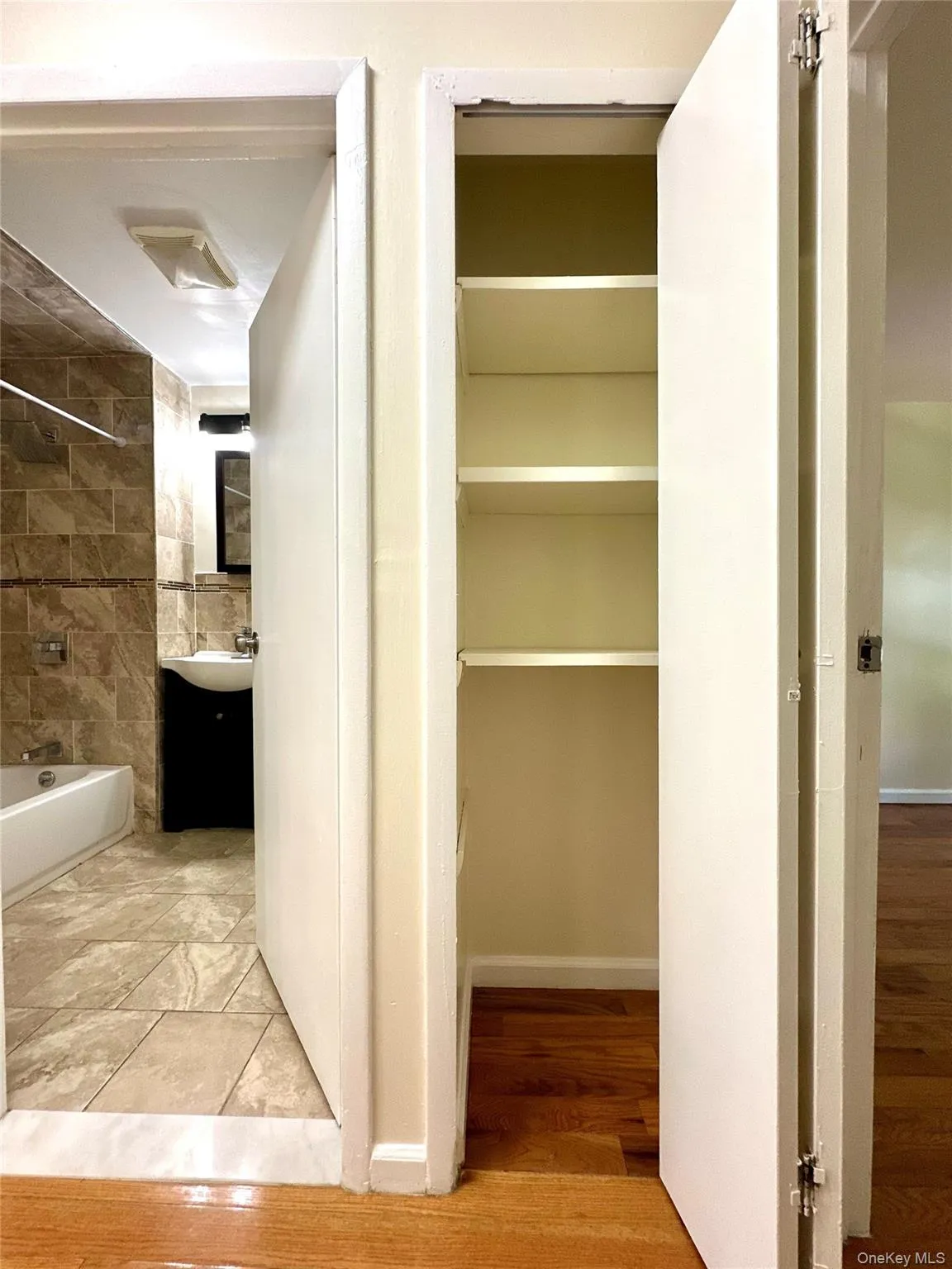 Hallway closet Hallway closet