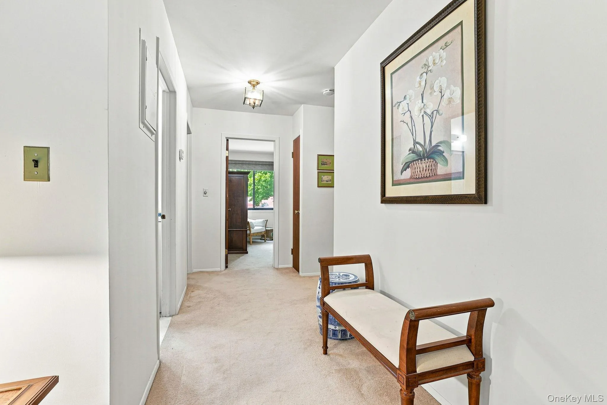 View of entry hall from living room View of entry hall from living room